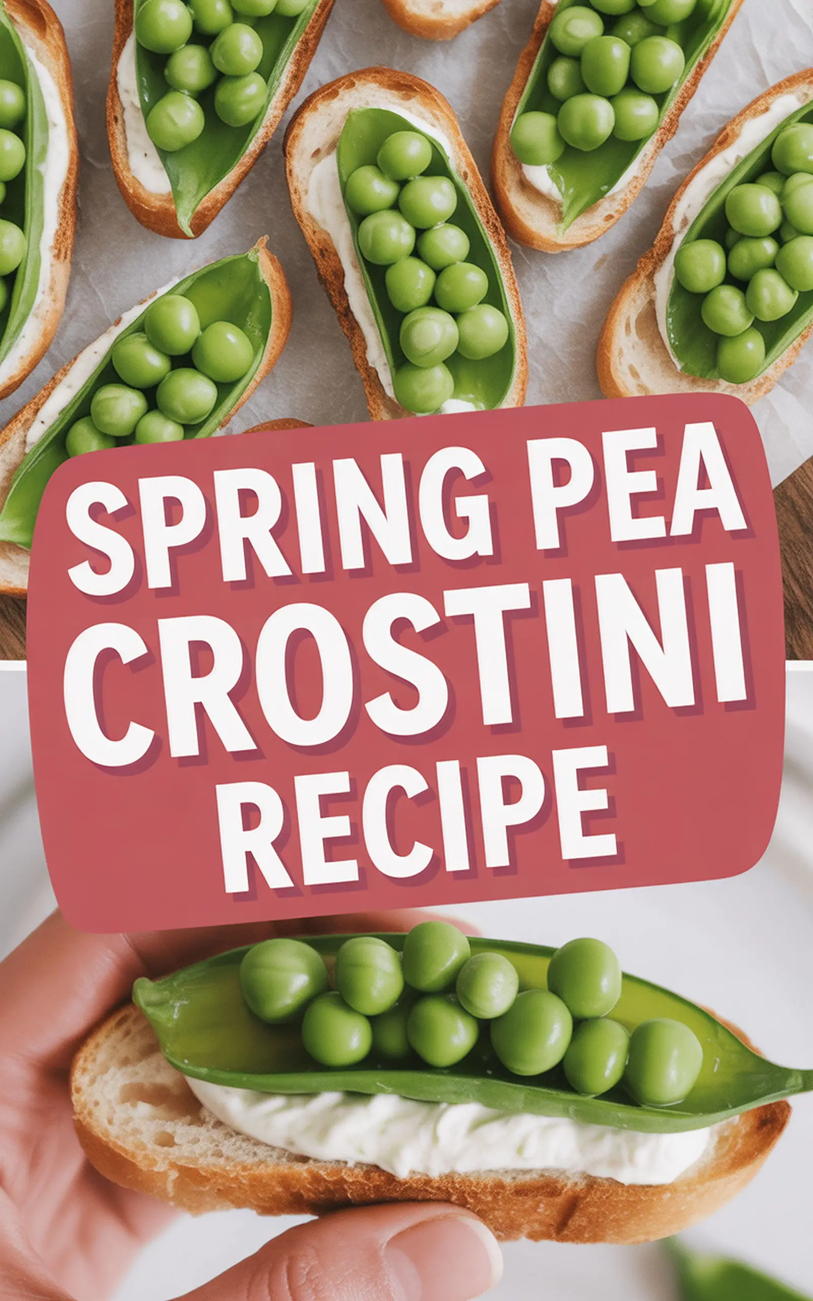Spring Pea Crostini Recipe - easy recipe with step by step instructions