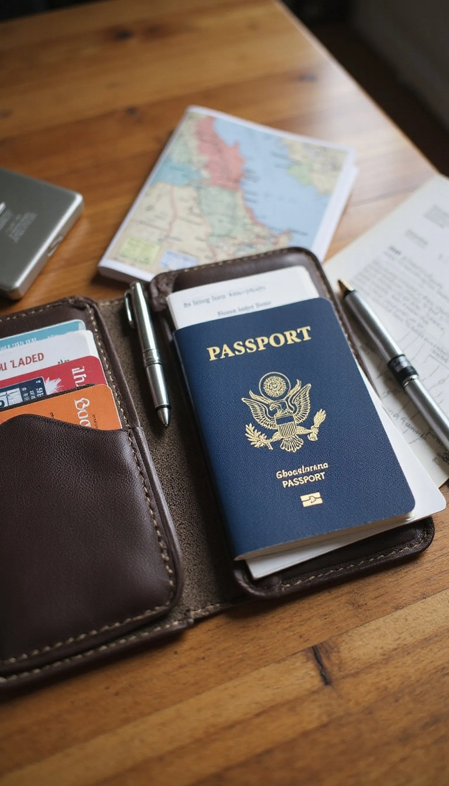 Documents pouch that keeps things calm