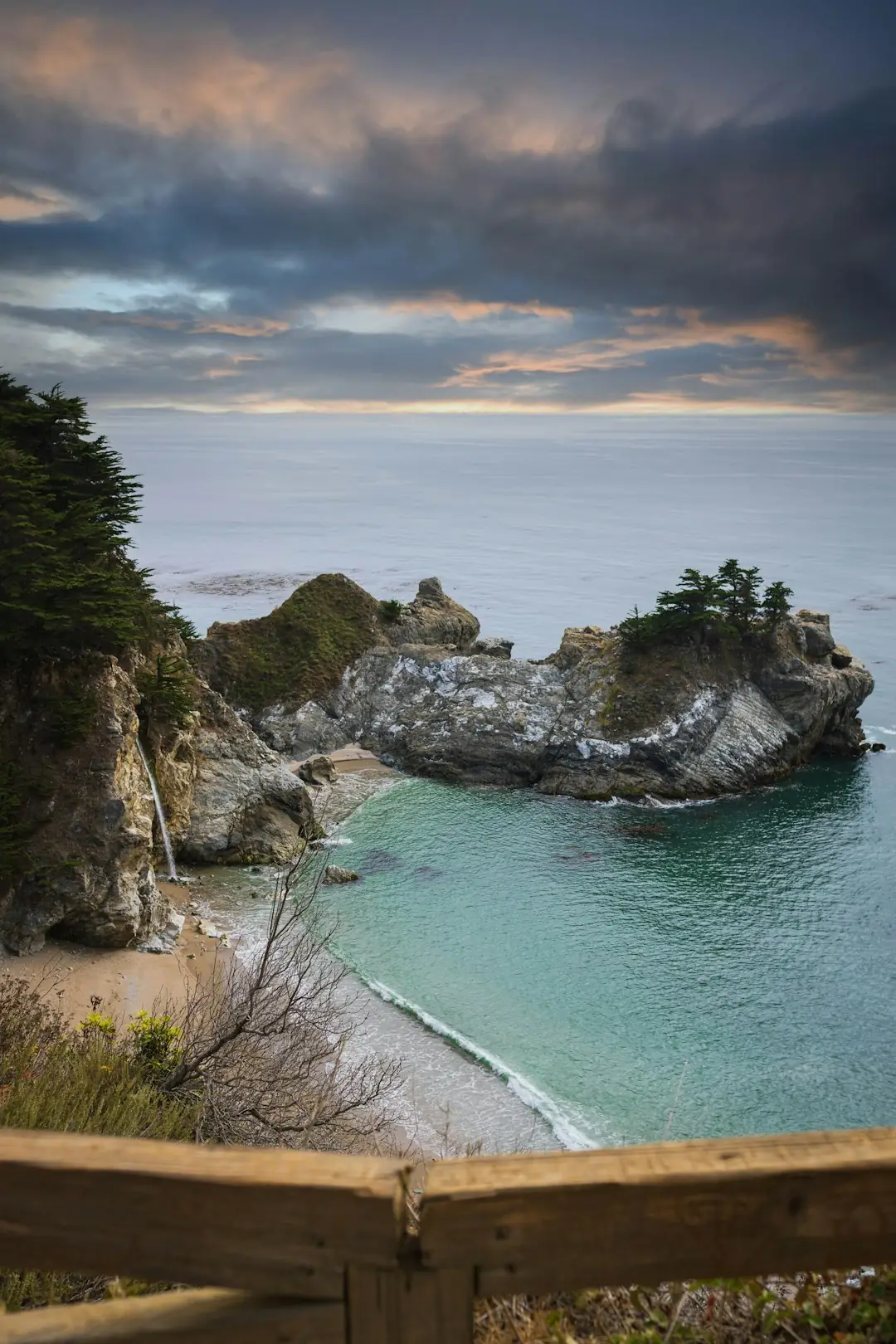 Big Sur’s coastal bluffs and lupine lines