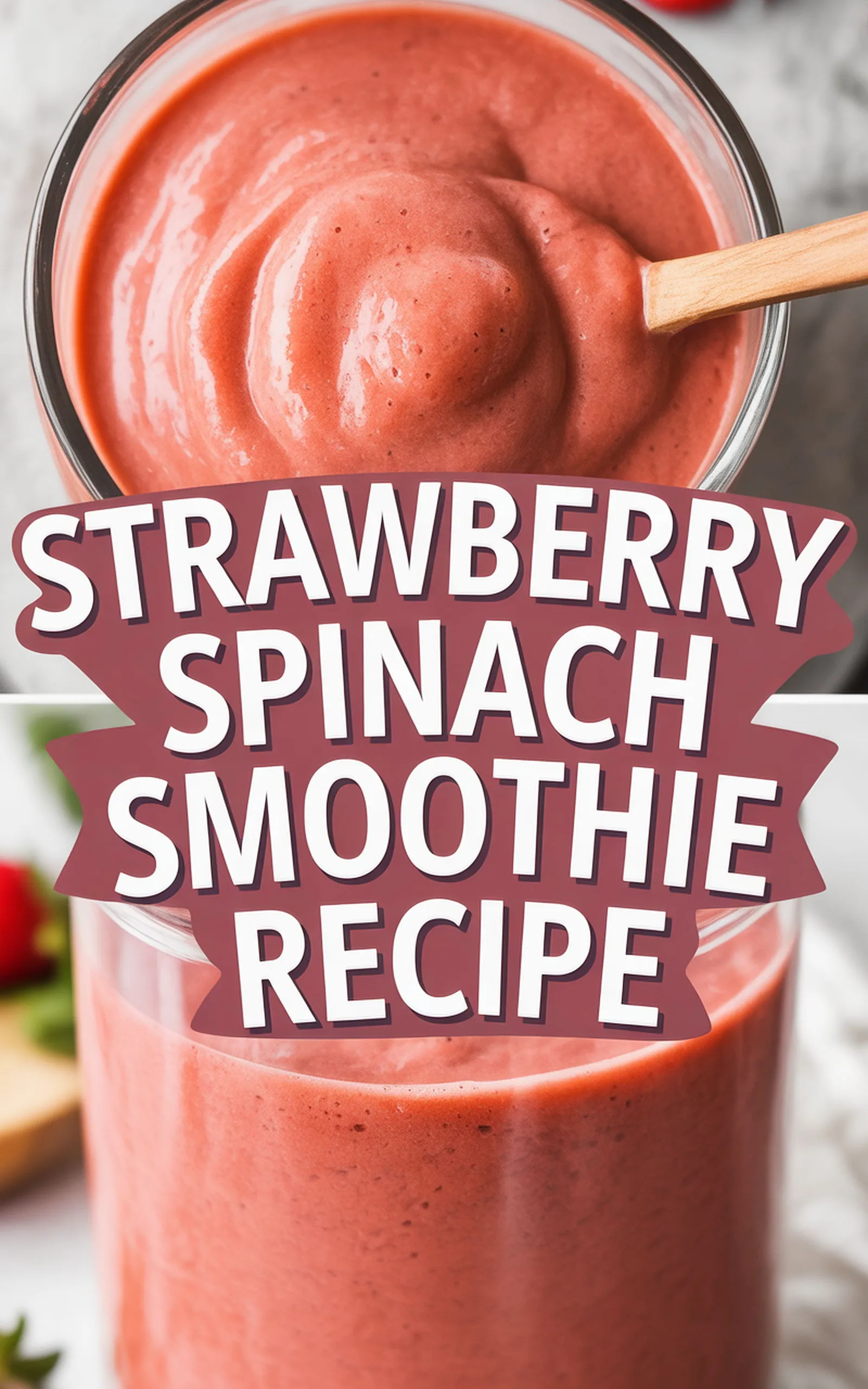 Strawberry Spinach Smoothie Recipe - easy recipe with step by step instructions