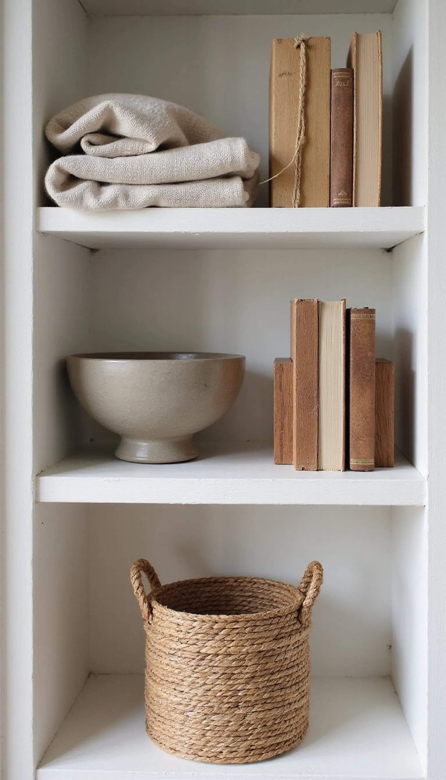Layered textures: mixing textiles, ceramics, and wood