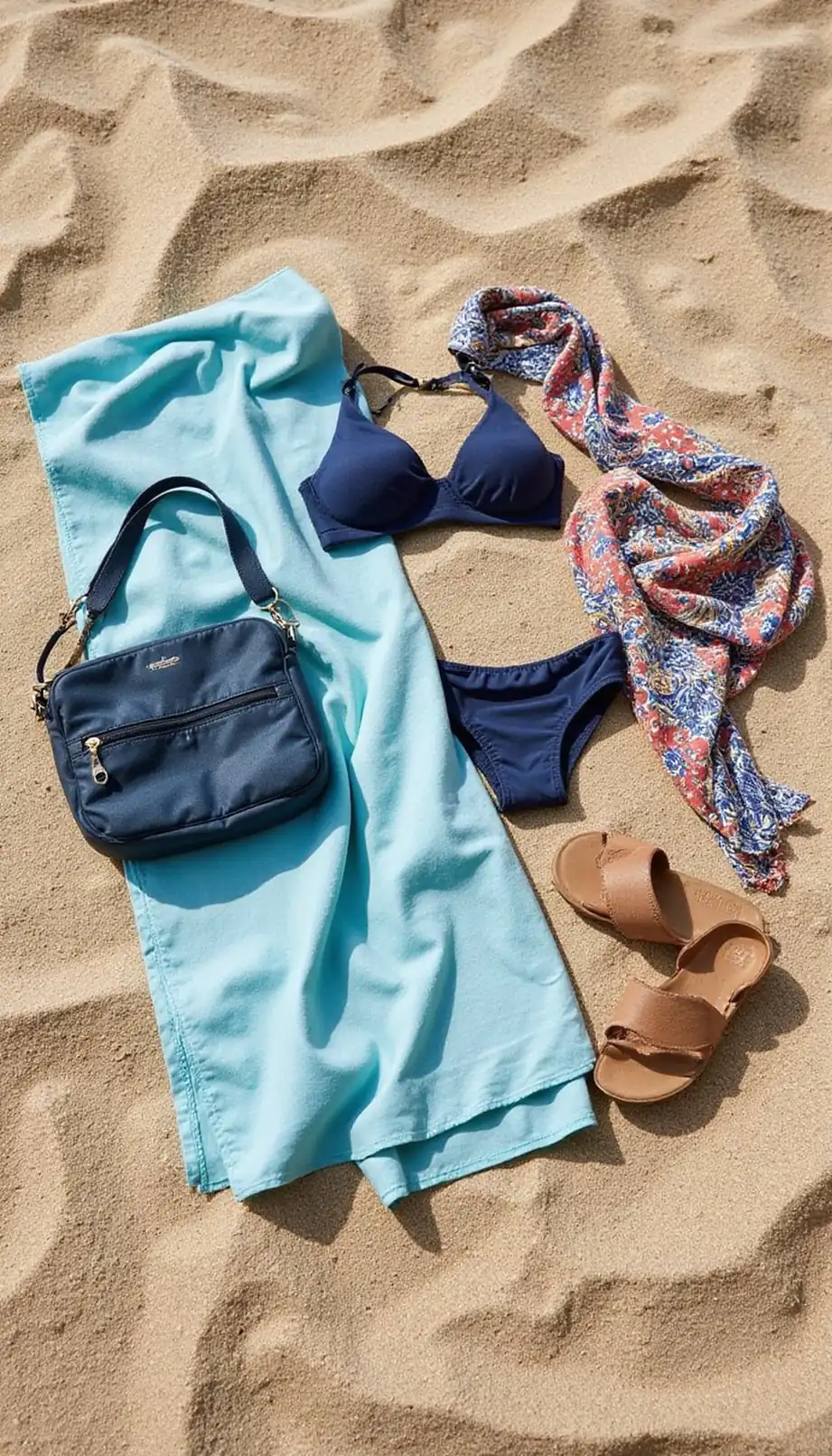 Beach day in a carry-on: towel to dinner