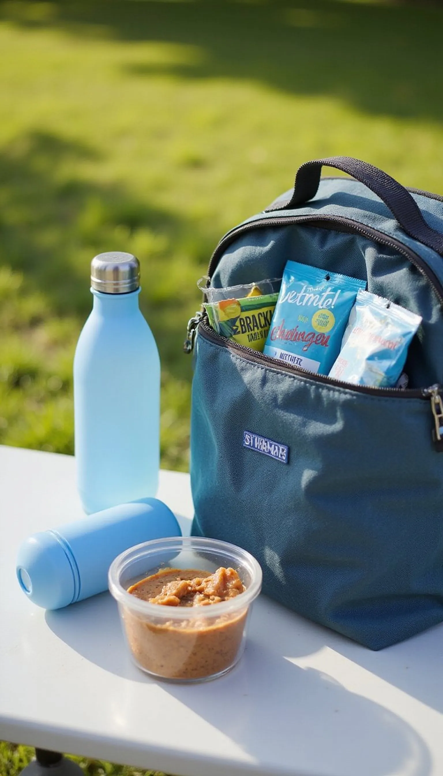 Carry-on snack and hydration kit for summer flights