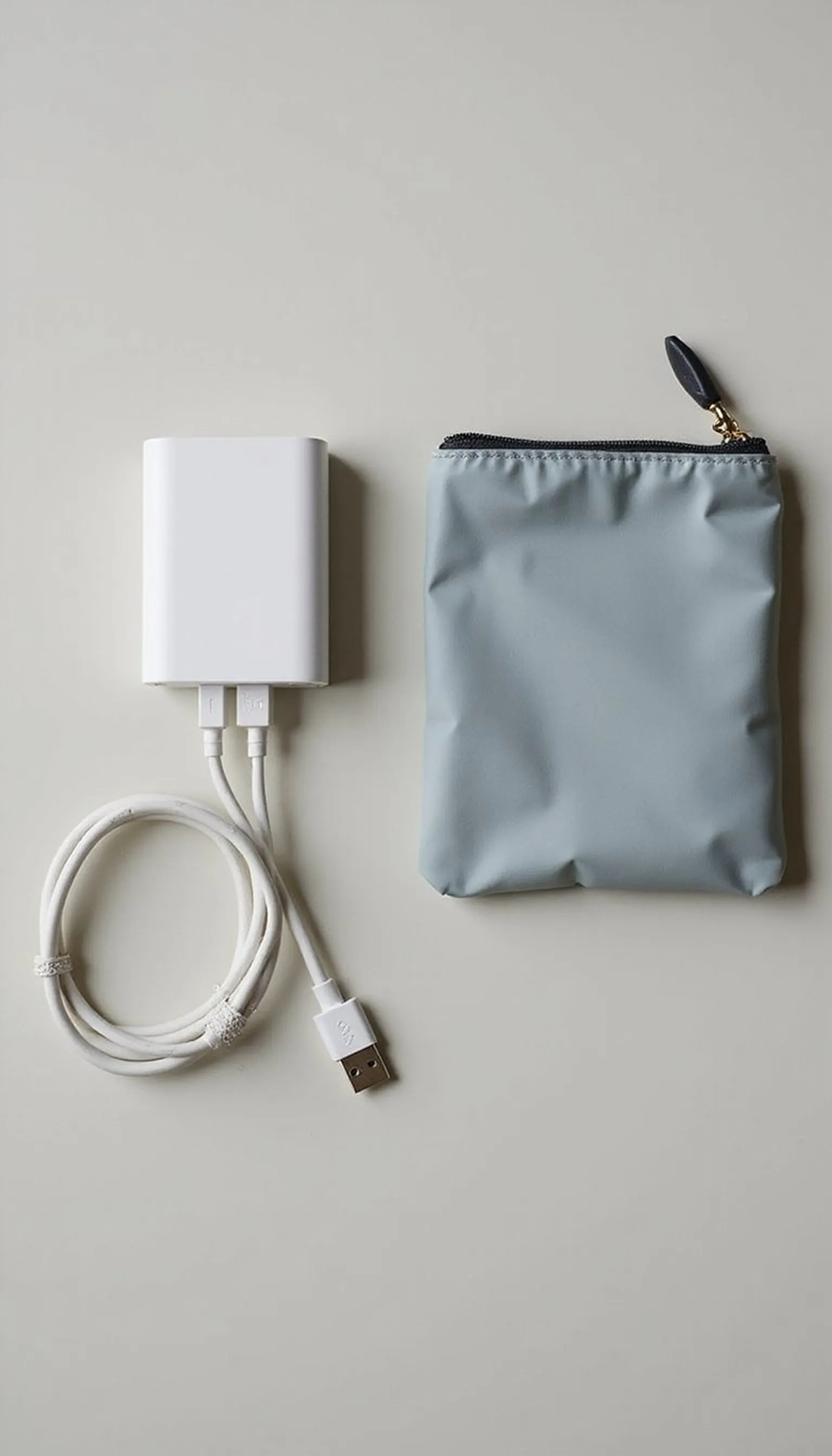 Portable phone charger and cable kit