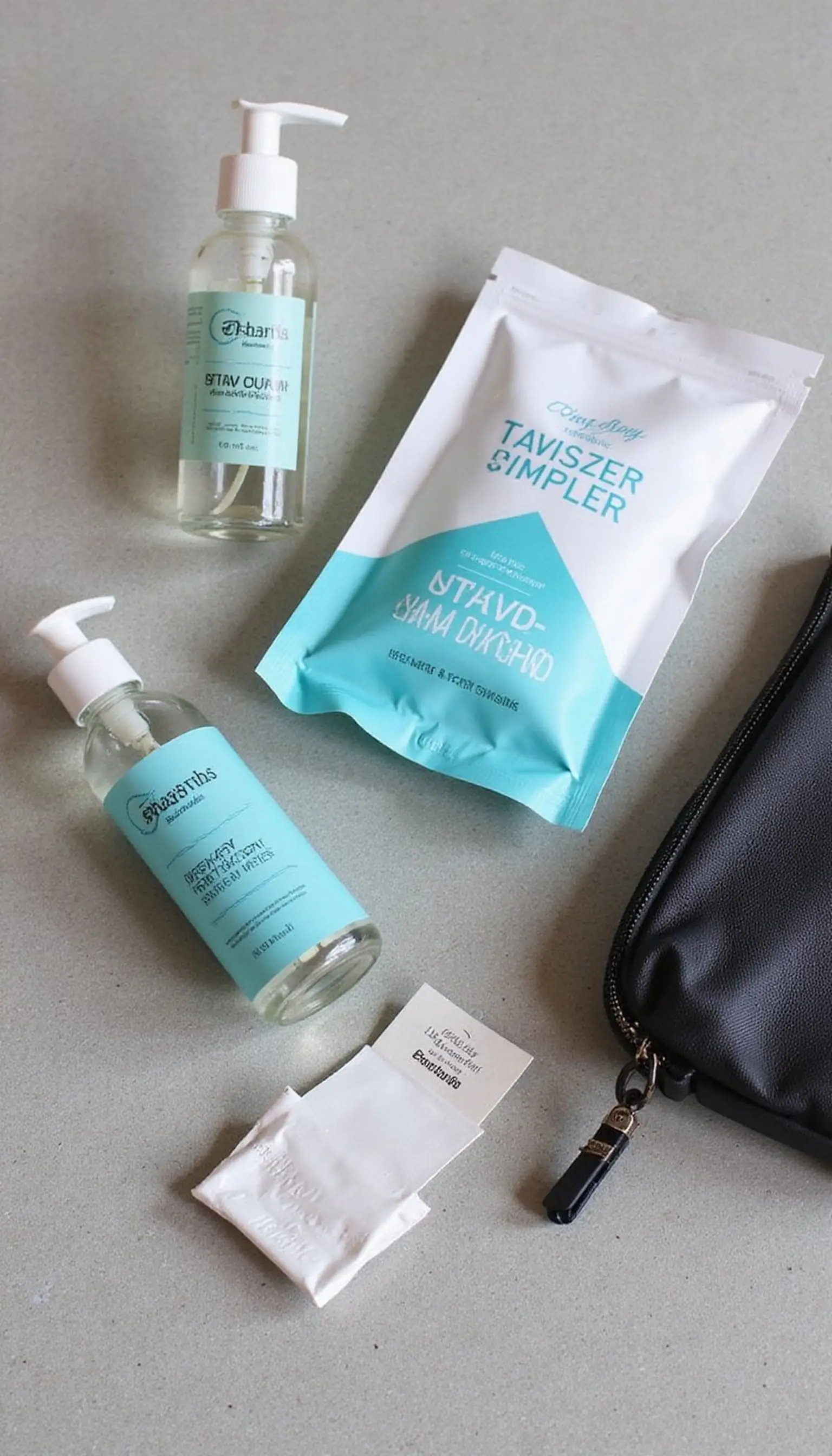 Sanitizer wipes and hand sanitizer combo