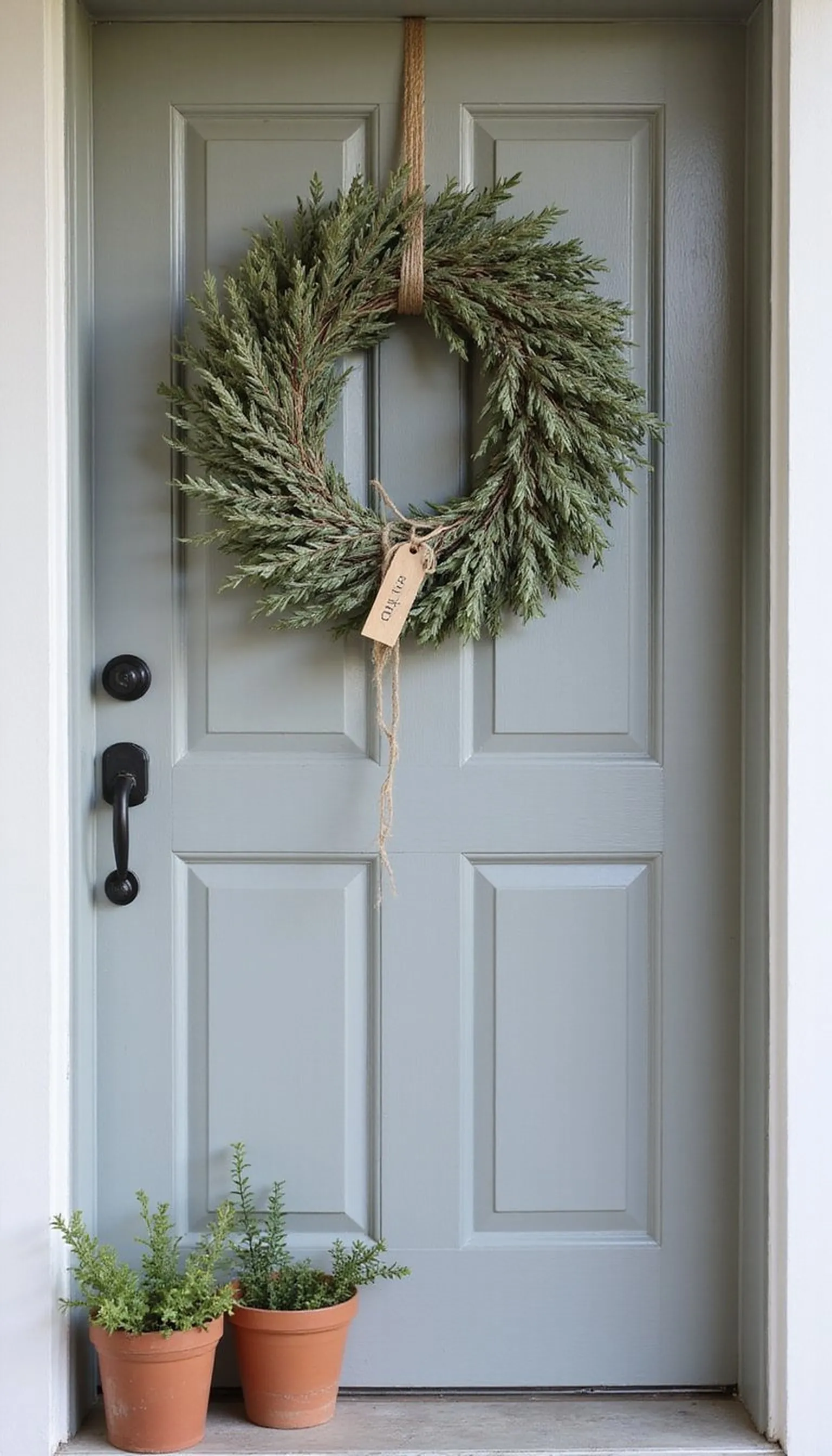 Herbs twine and a tiny tag for farmhouse ease