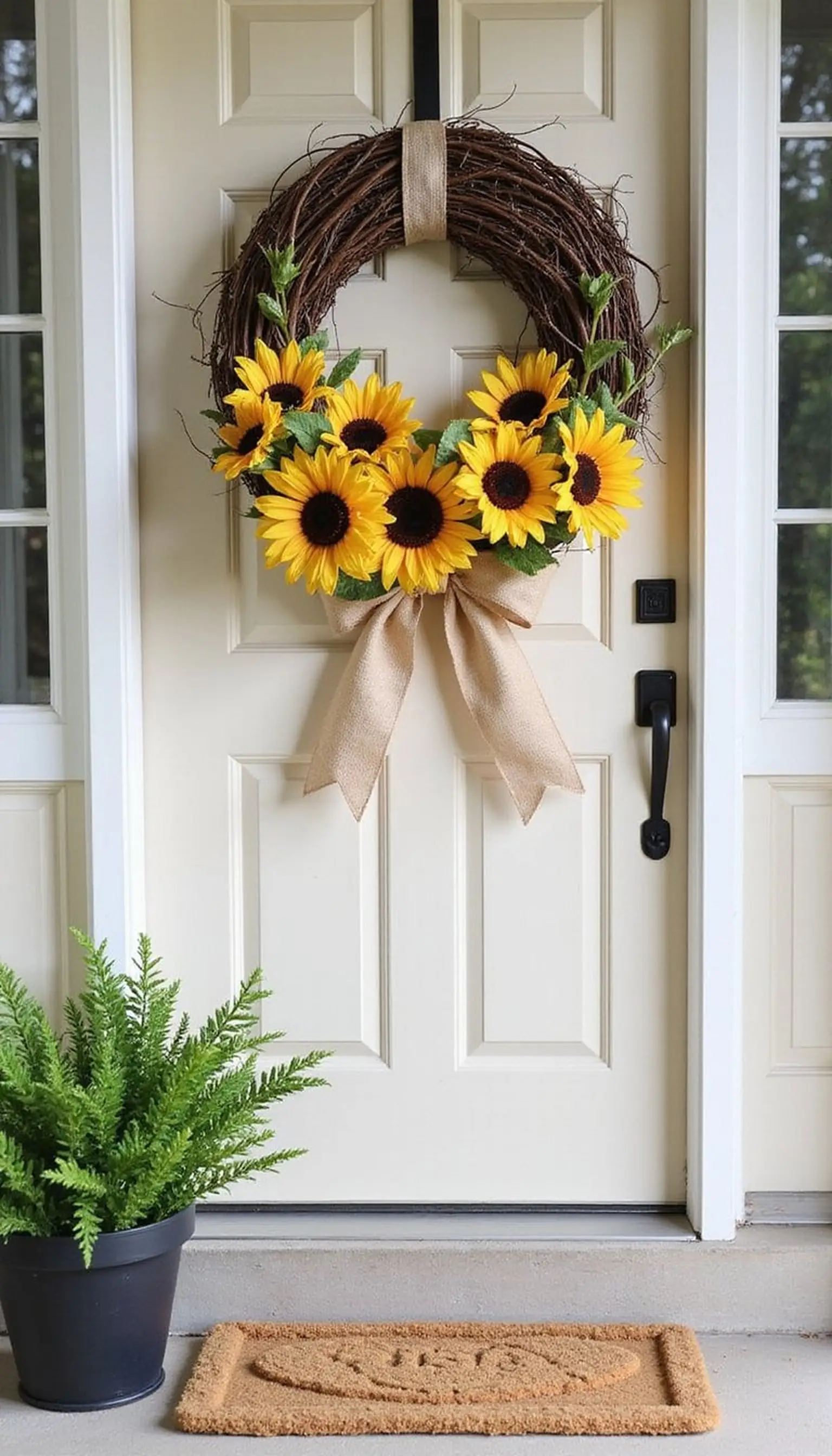 Want a sunflower welcome this summer?