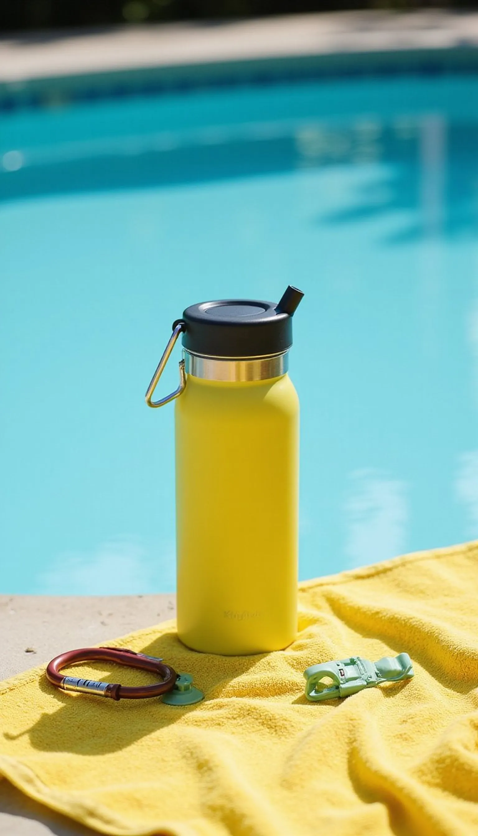 Insulated refillable water bottle for long hours