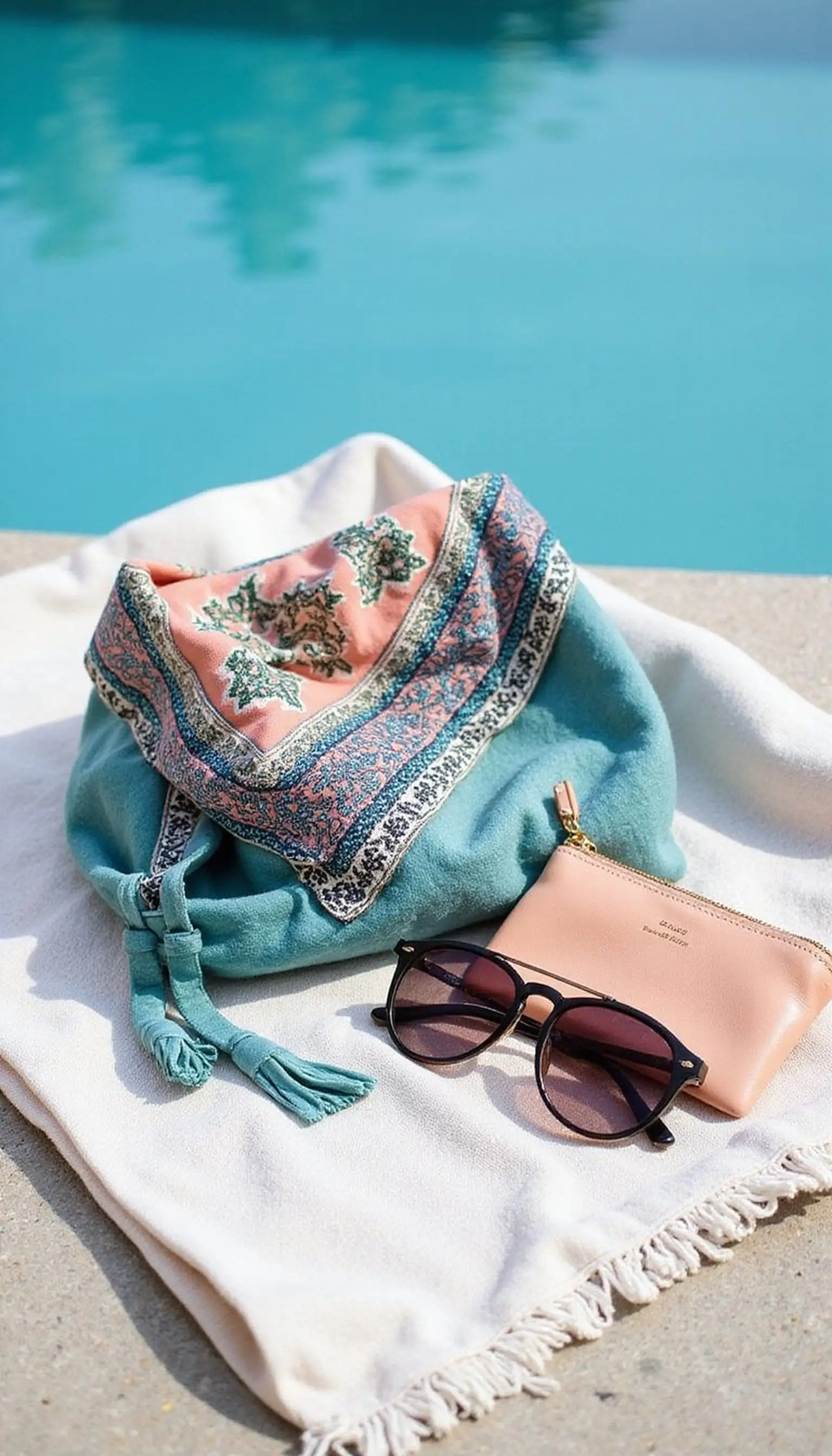 Lightweight packable cover-up or sarong
