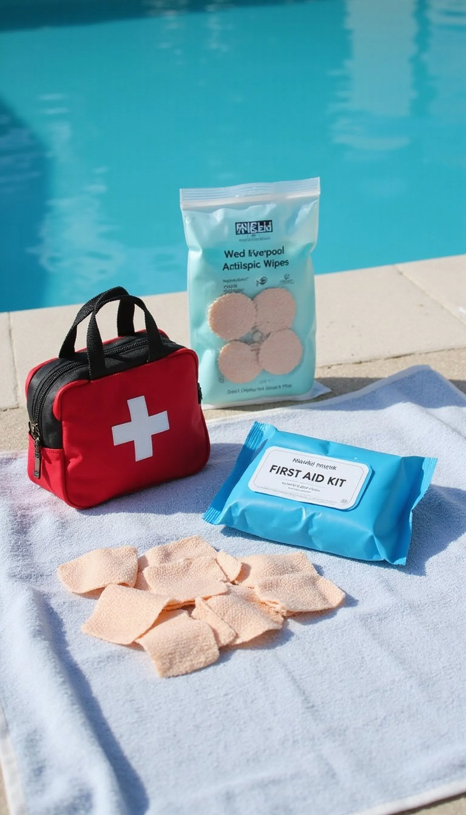 Mini first-aid pouch for cuts and blisters