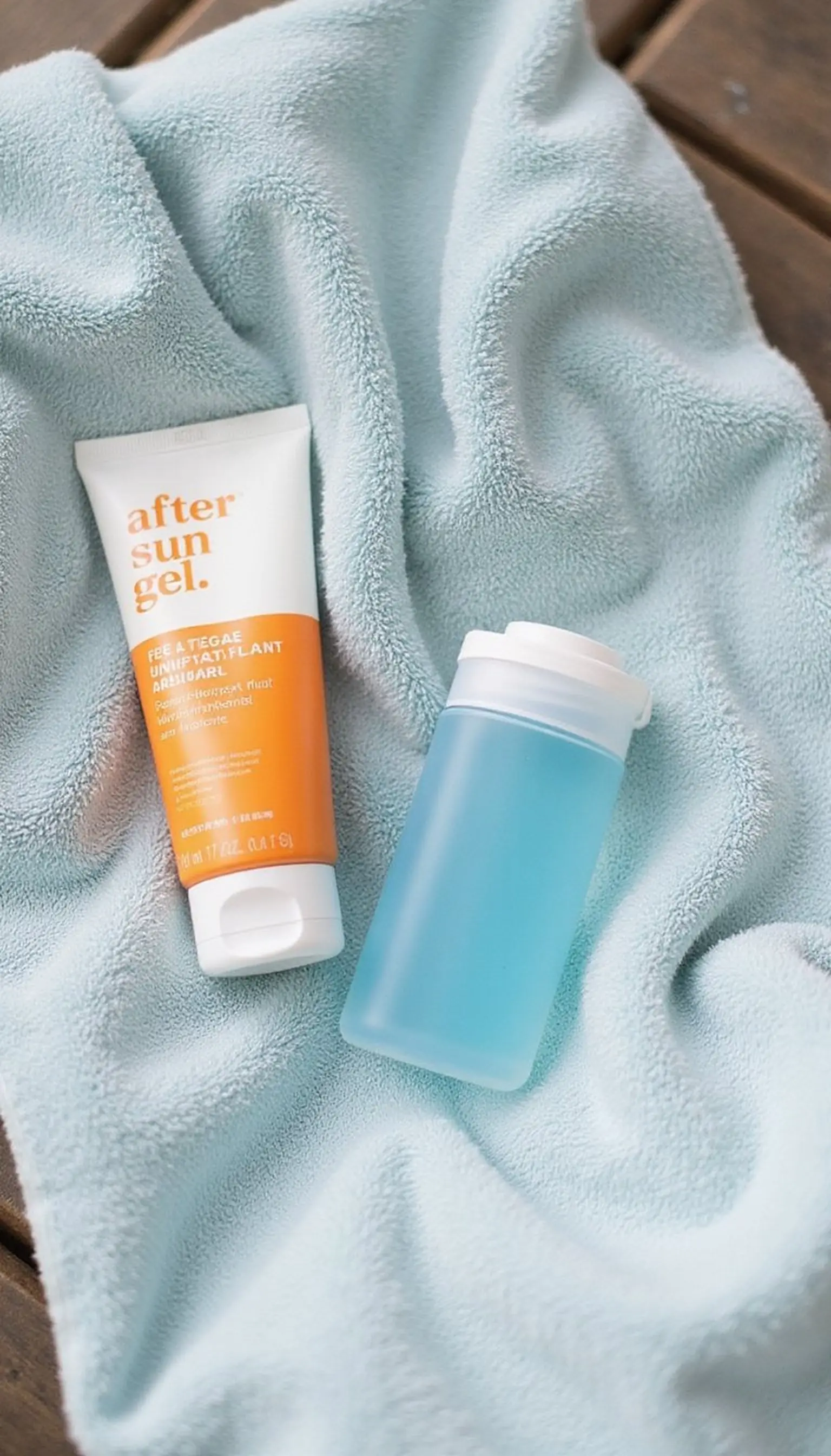 After-sun gel for cooling and repair