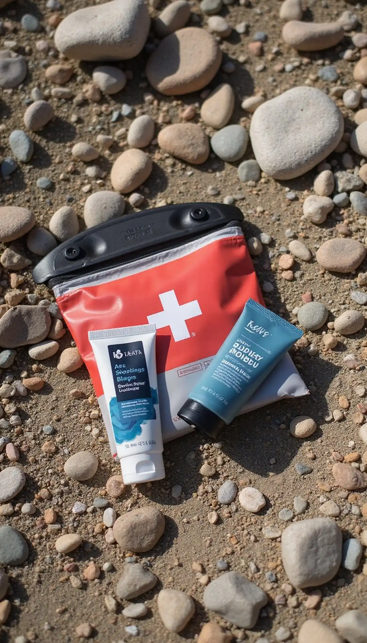 Compact first-aid and skin repair kit