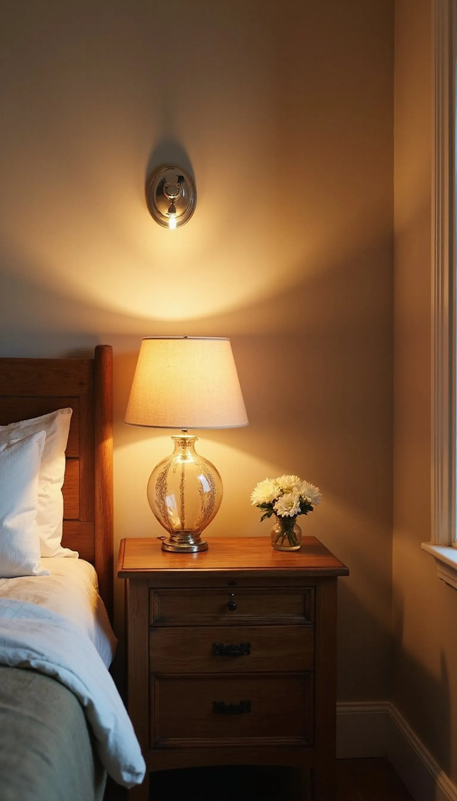 Layered lighting for evening mood and function