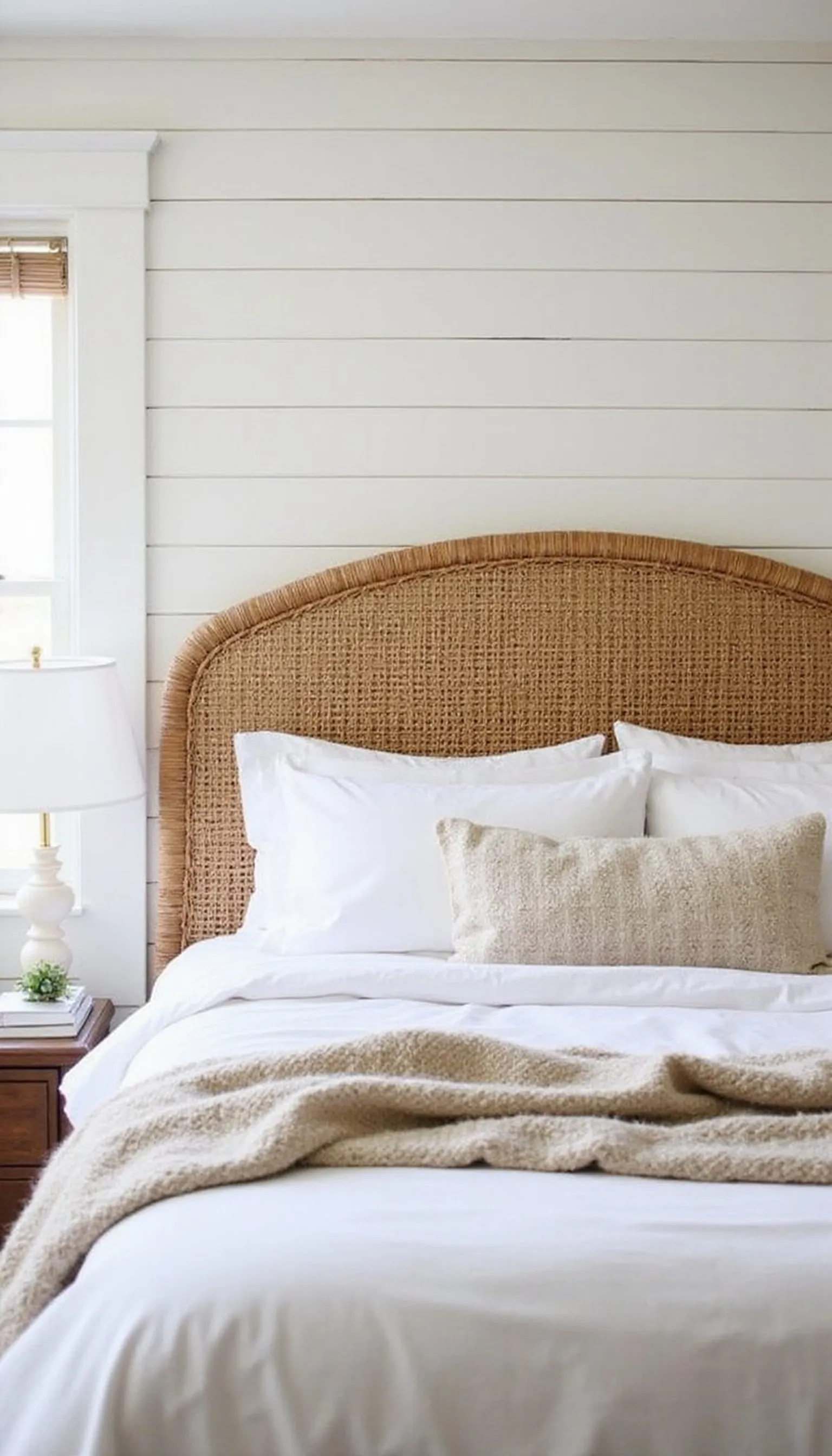 Shiplap accent wall for quiet cottage charm