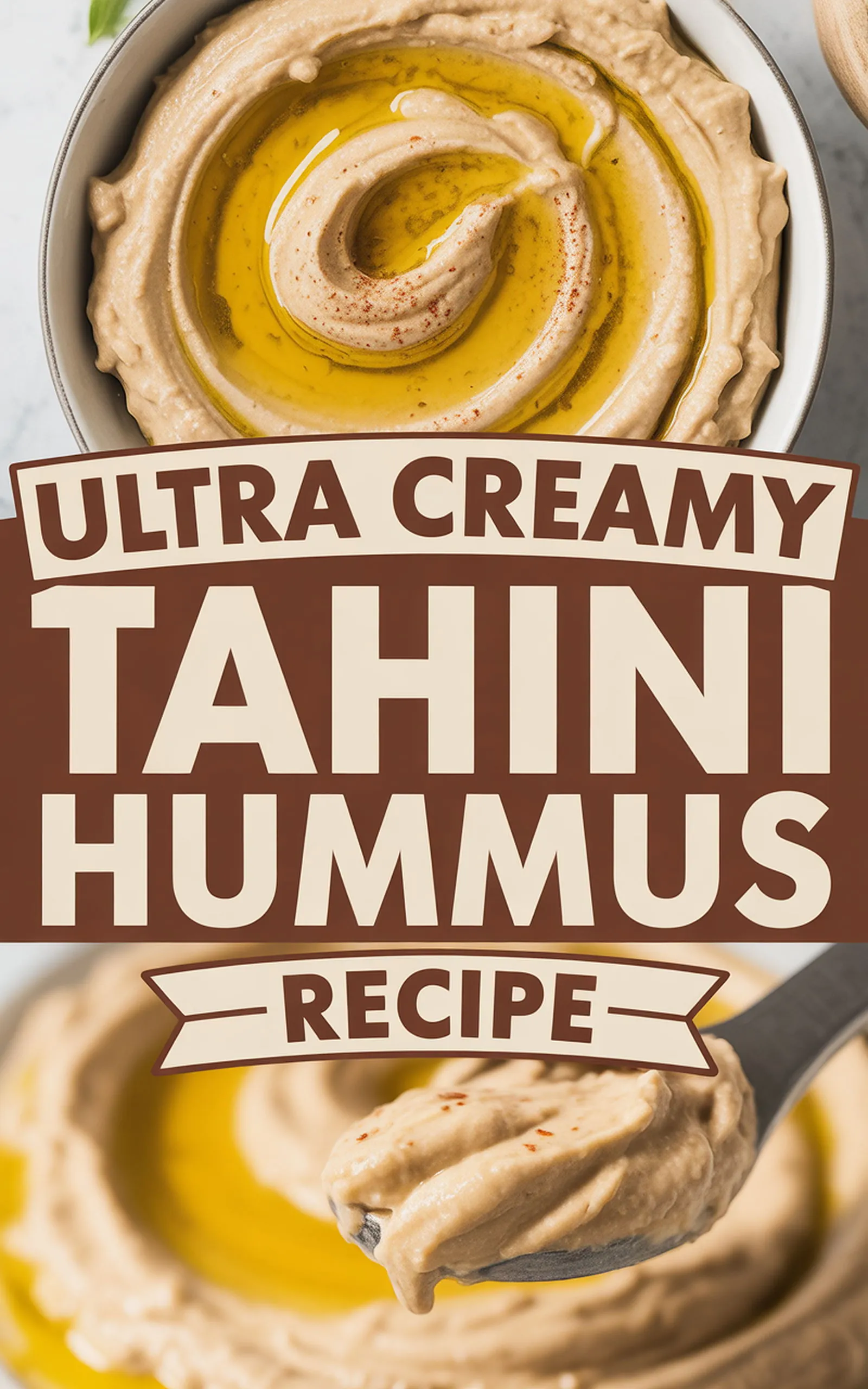 Ultra Creamy Tahini Hummus Recipe - easy recipe with step by step instructions