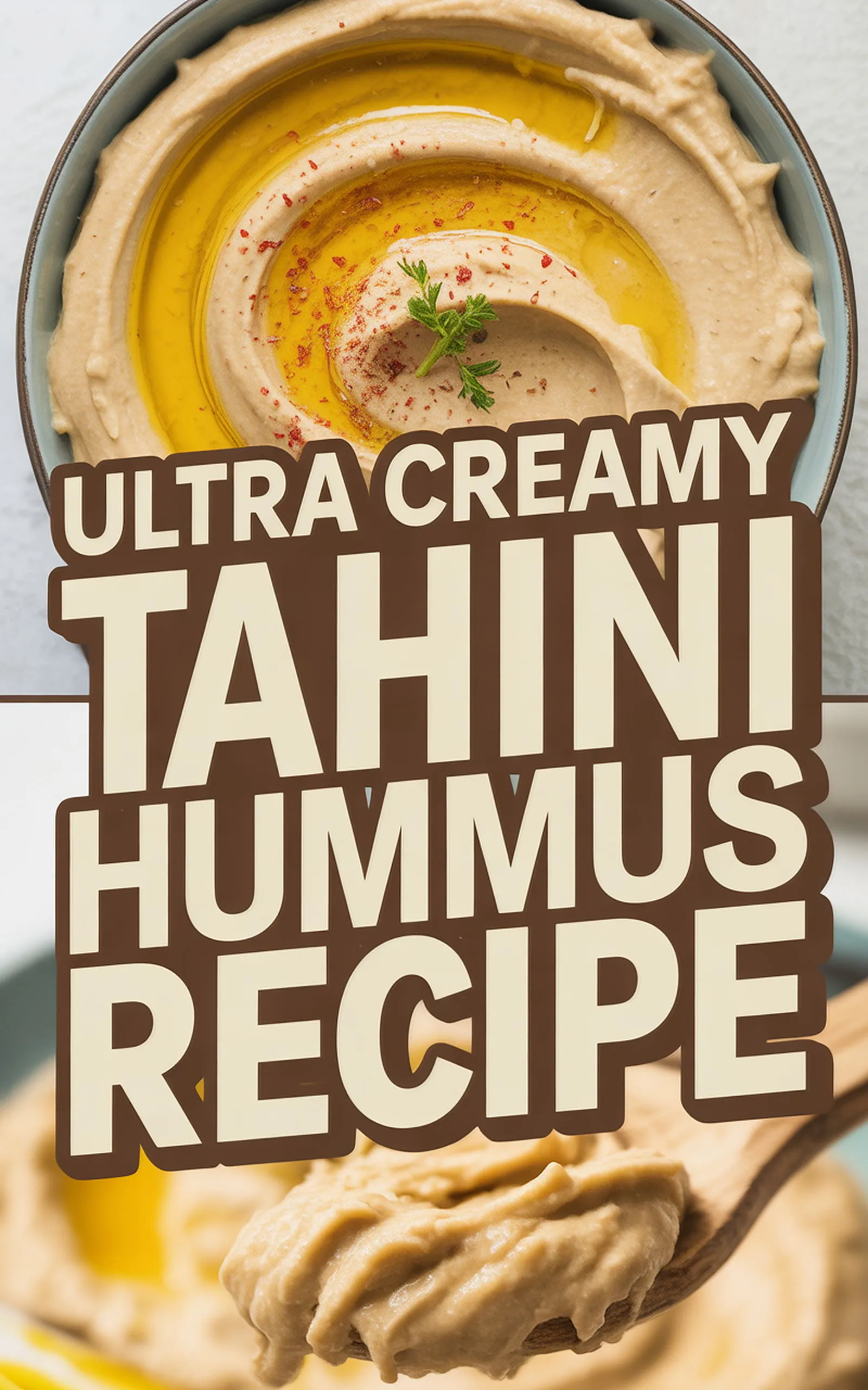 Ultra Creamy Tahini Hummus Recipe - easy recipe with step by step instructions