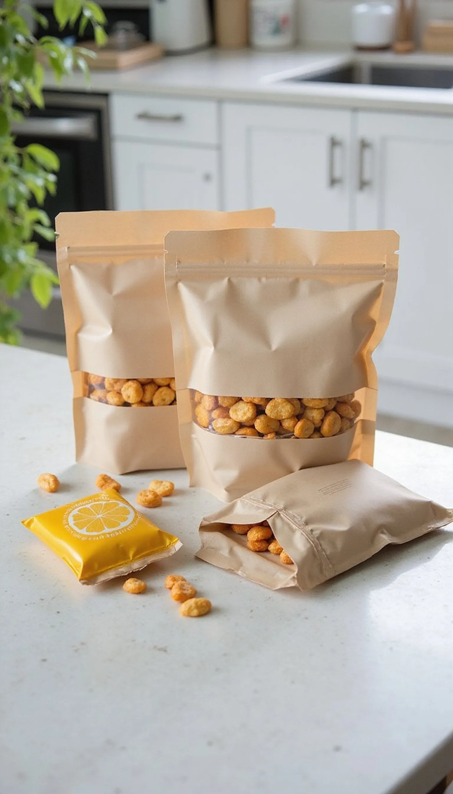Healthy snacks and tear-proof packaging