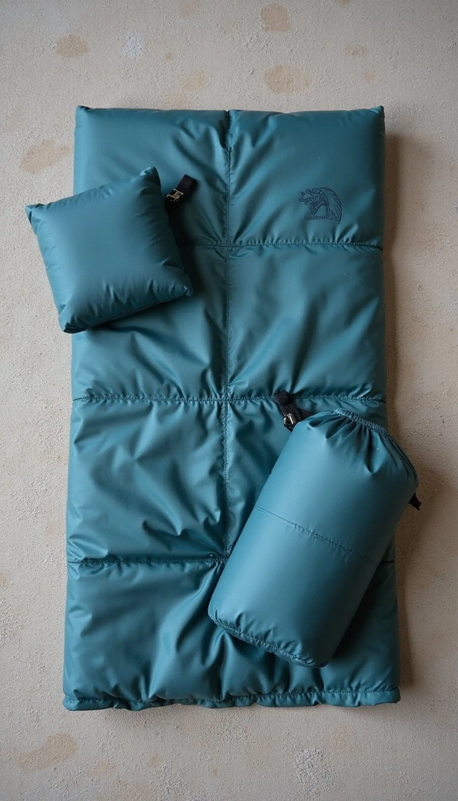 Lightweight travel blanket that compresses small