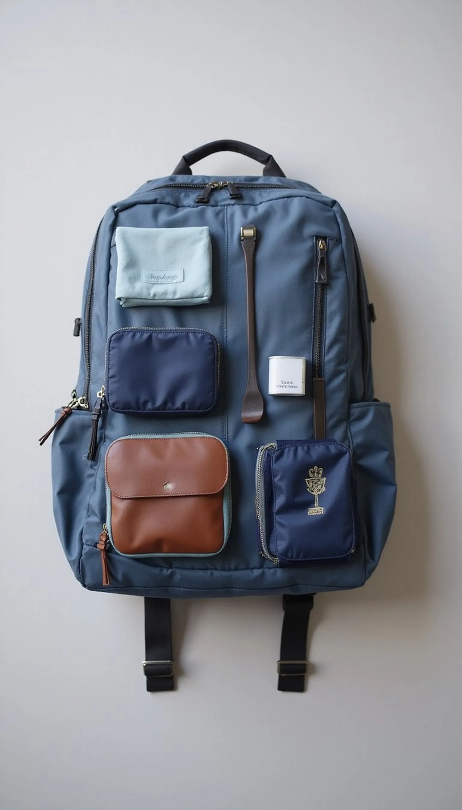 Minimalist underseat flat-lay packing guide