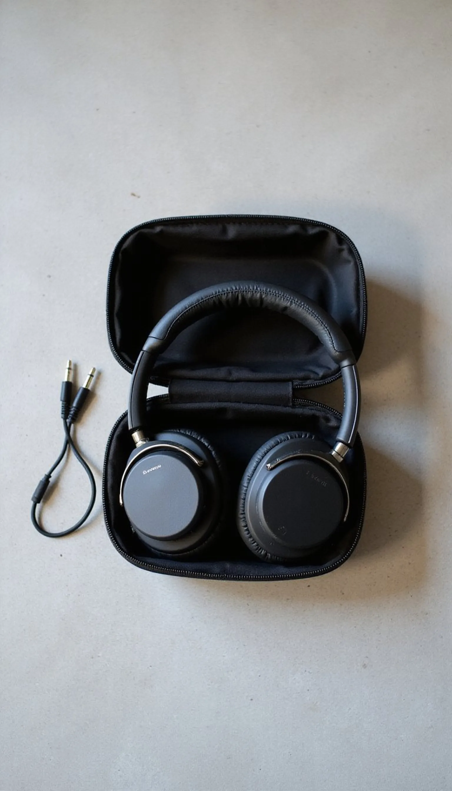 Noise-cancelling headphones for calm flights