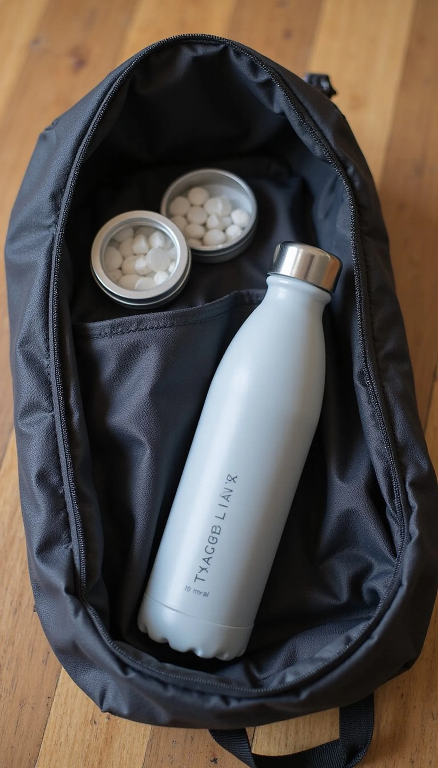Refillable water bottle and hydration hacks