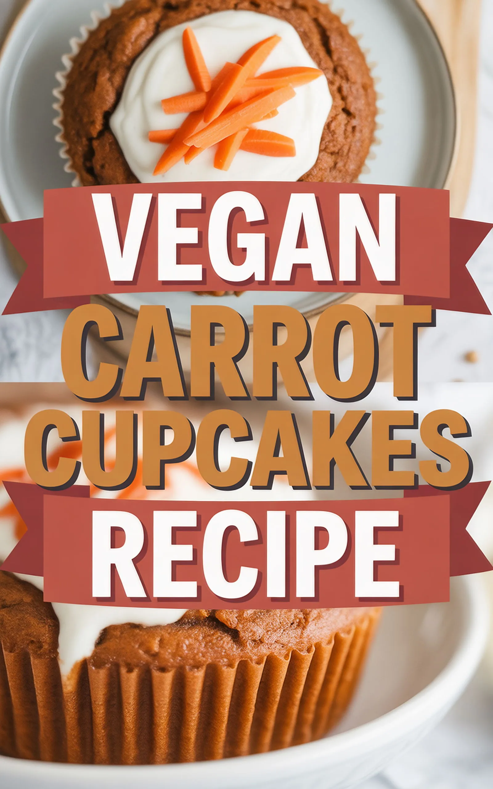 Vegan Carrot Cupcakes Recipe - easy recipe with step by step instructions