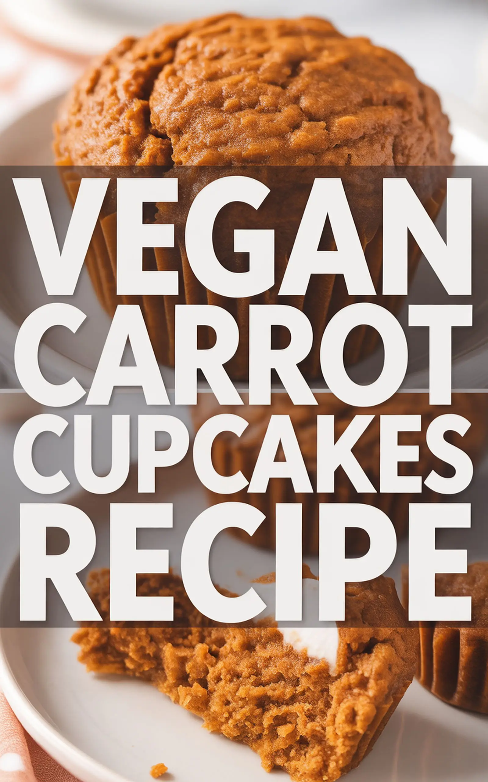 Vegan Carrot Cupcakes Recipe - easy recipe with step by step instructions