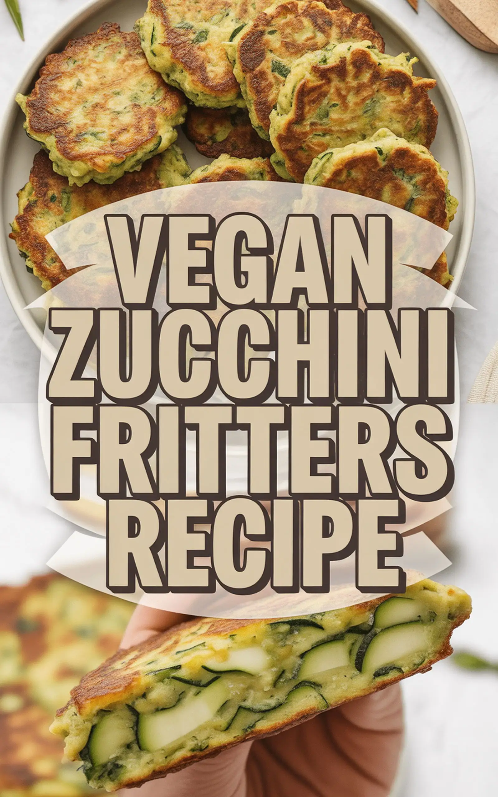 Vegan Zucchini Fritters Recipe - easy recipe with step by step instructions