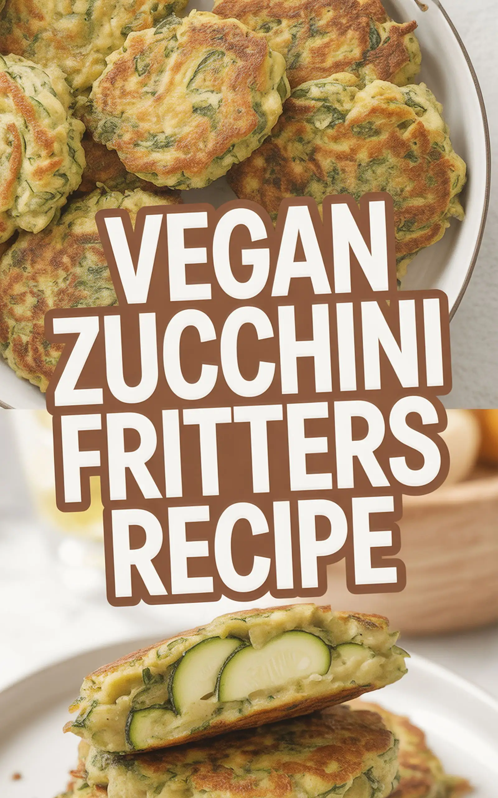 Vegan Zucchini Fritters Recipe - easy recipe with step by step instructions
