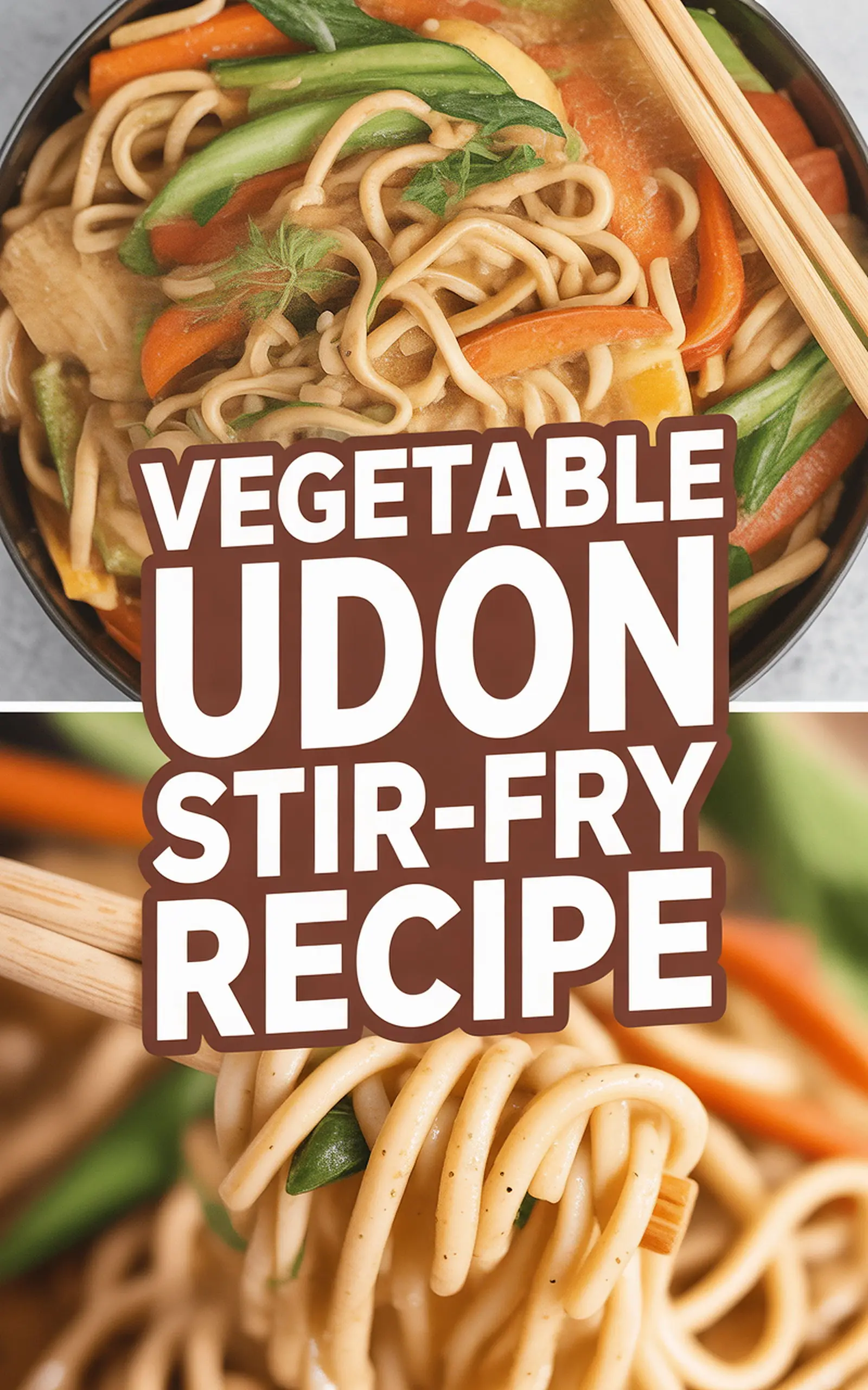 Vegetable Udon Stir-Fry Recipe - easy recipe with step by step instructions