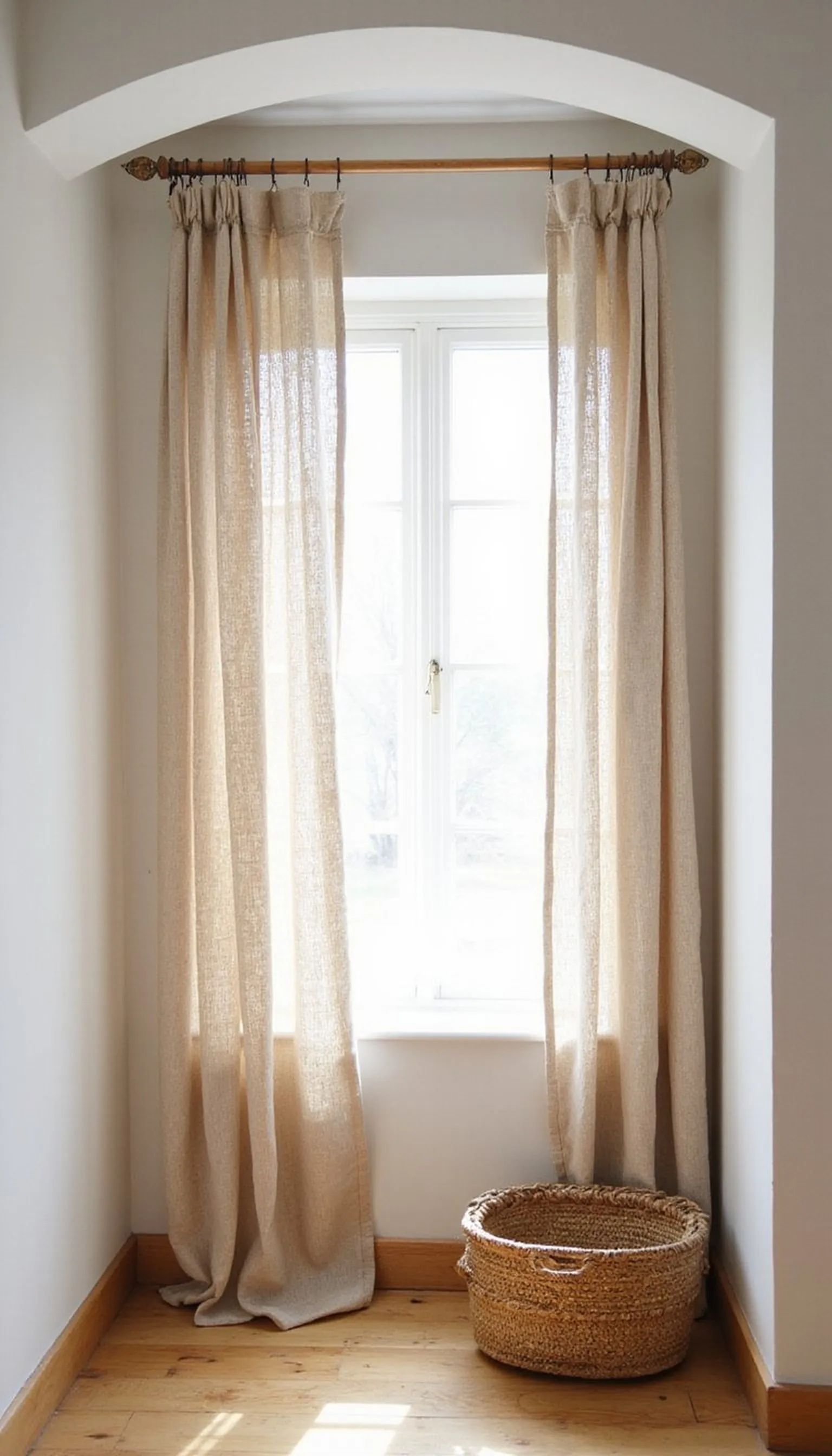 Beaded doorway curtain for playful privacy