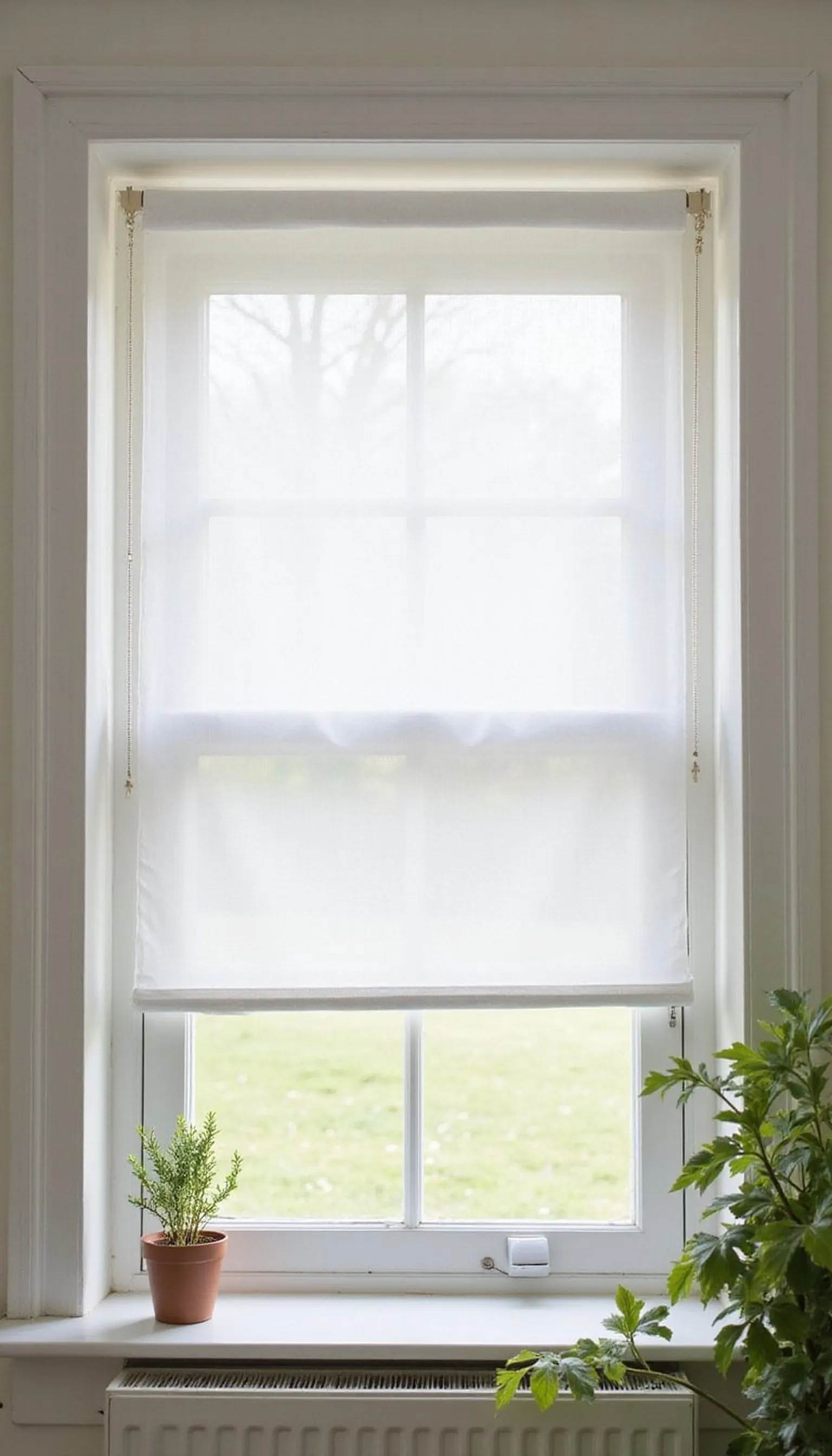Café curtains for bottom-window privacy
