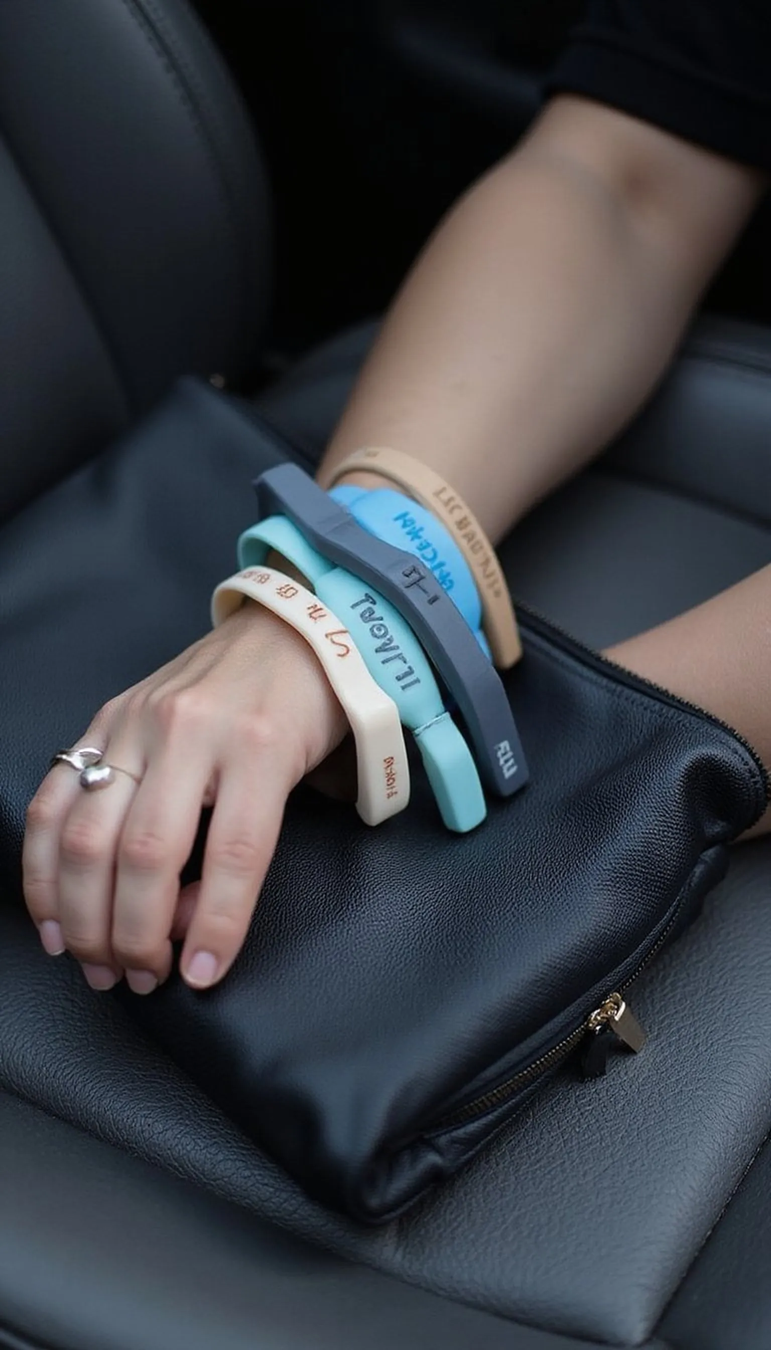 Acupressure wristbands: drug-free motion relief