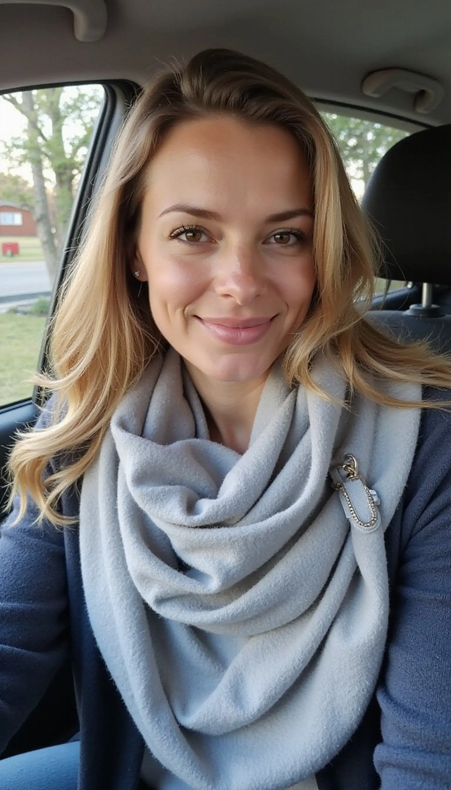Neck scarf or travel band to stabilize head