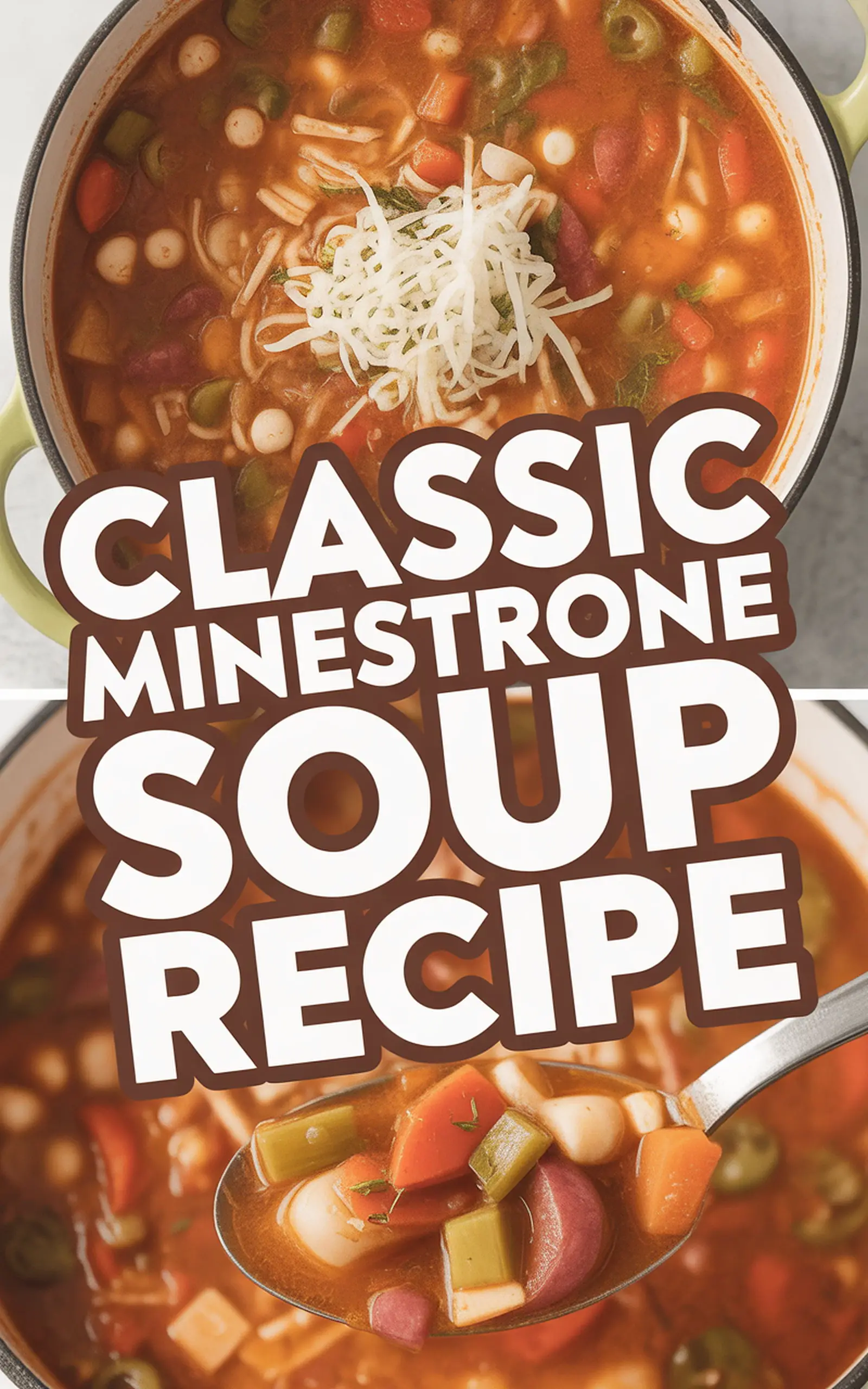 Classic Minestrone Soup Recipe - easy recipe with step by step instructions