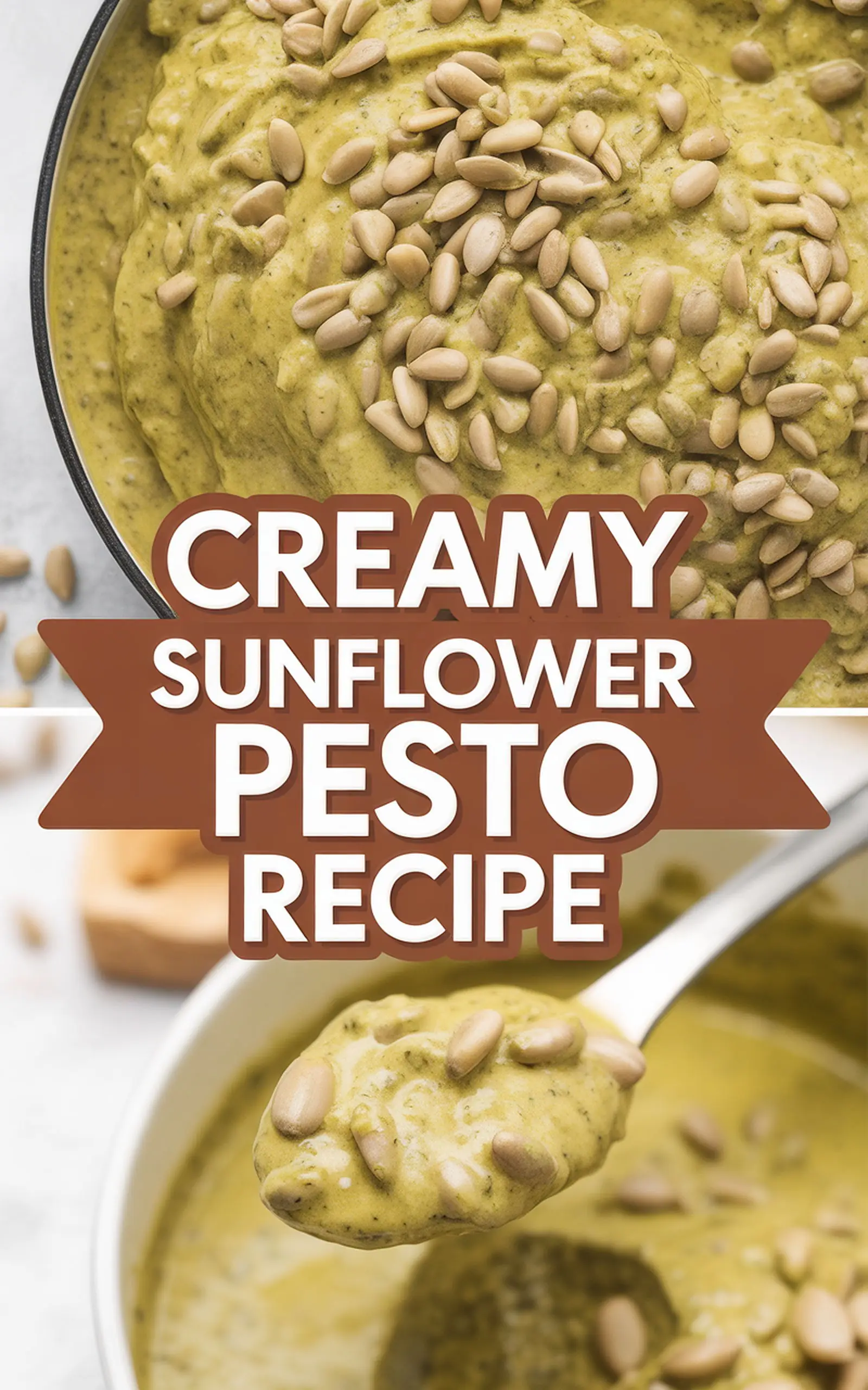 Creamy Sunflower Seed Pesto Recipe - easy recipe with step by step instructions