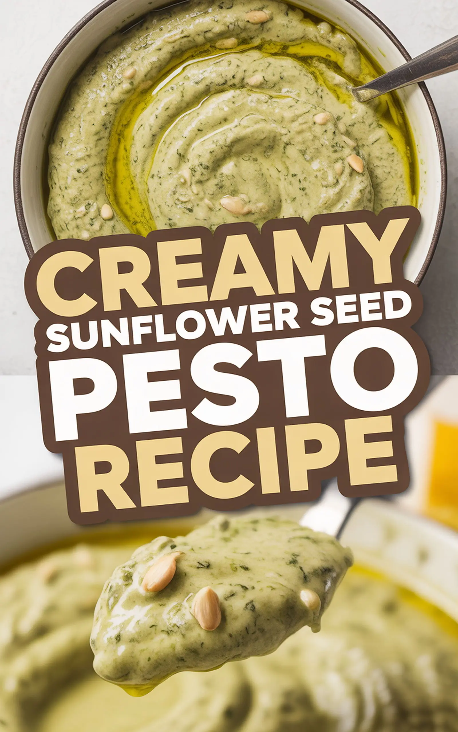 Creamy Sunflower Seed Pesto Recipe - easy recipe with step by step instructions