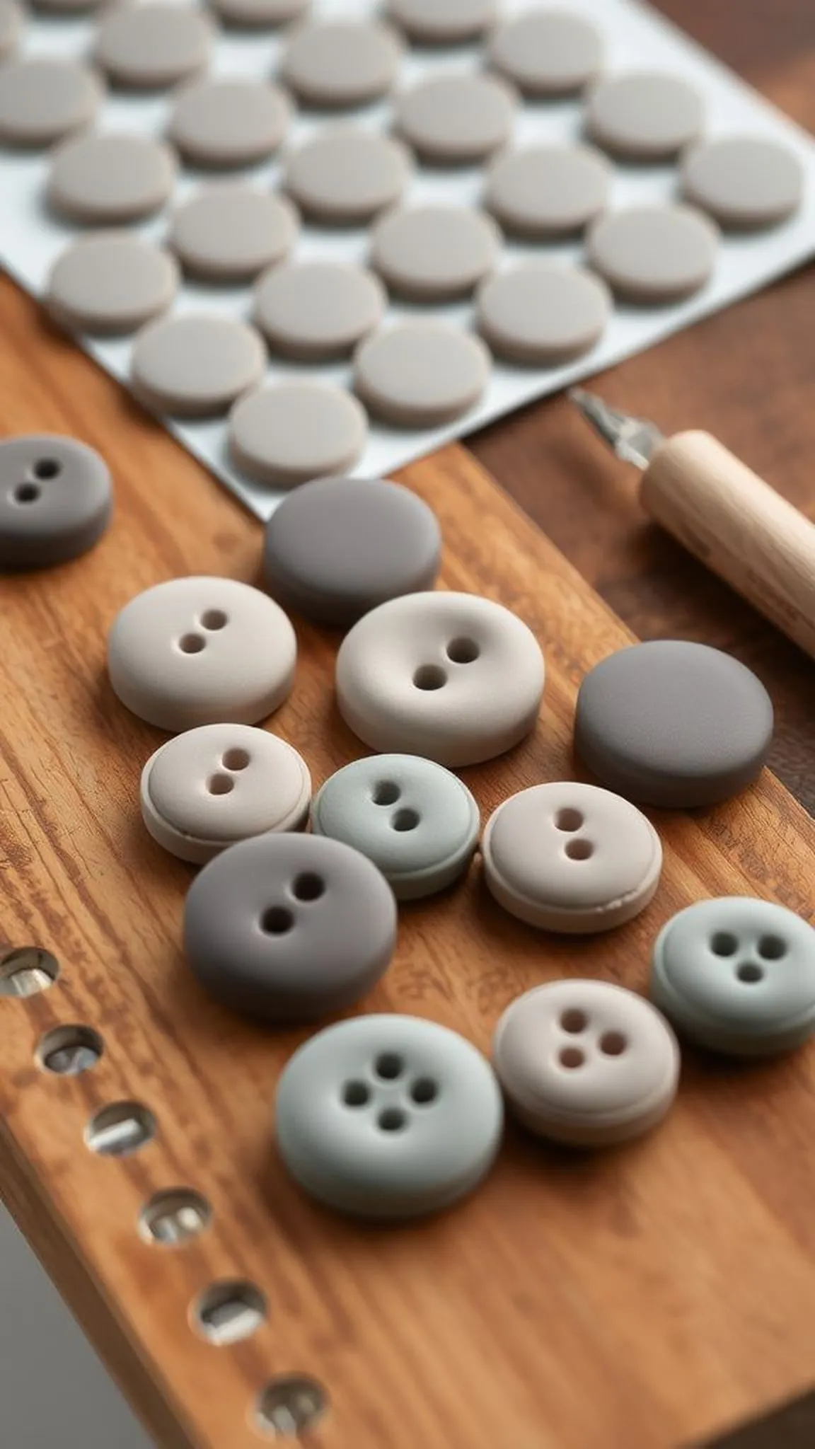 Soft-edged magnet buttons for fridges and doors