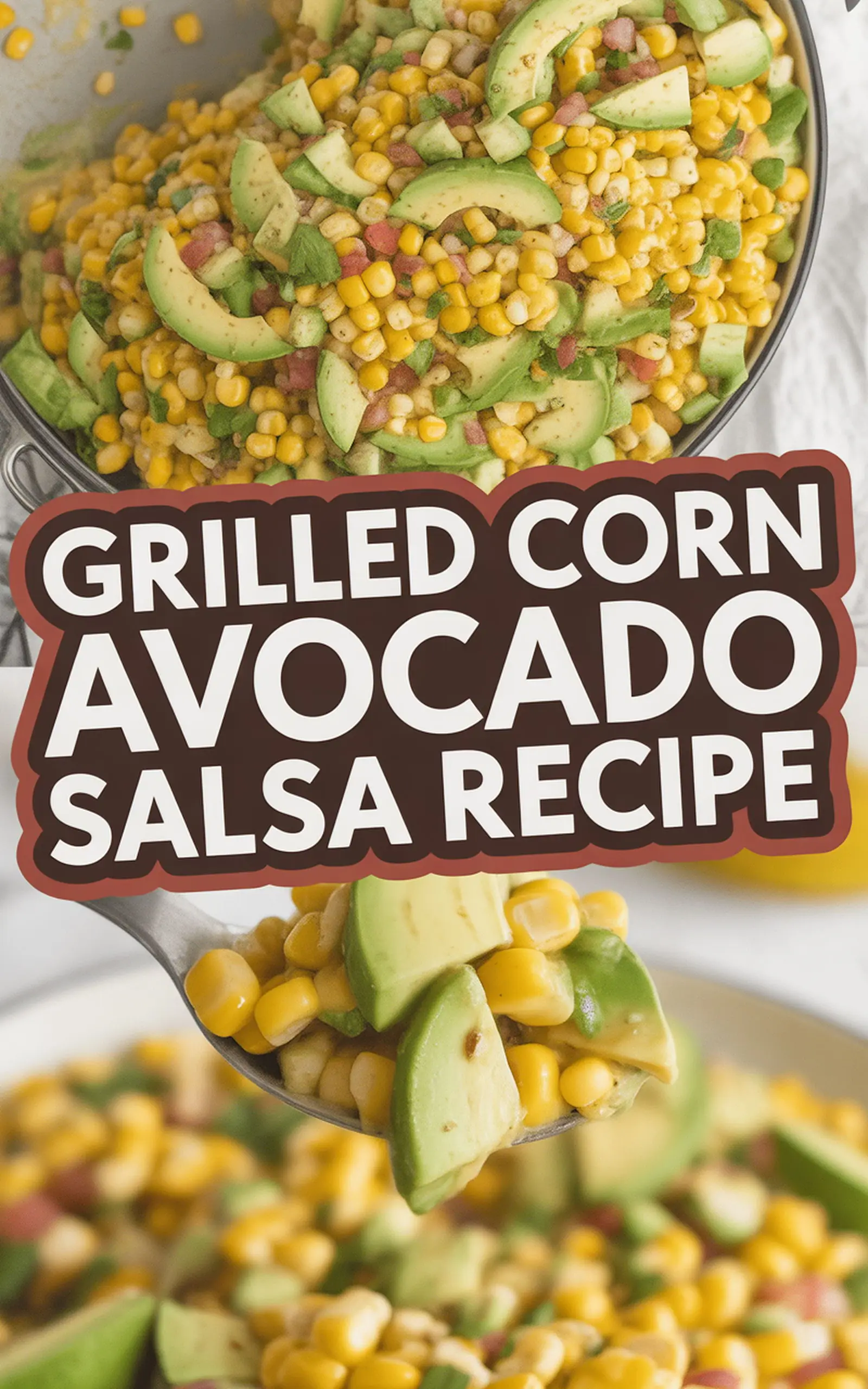 Grilled Corn Avocado Salsa Recipe - easy recipe with step by step instructions