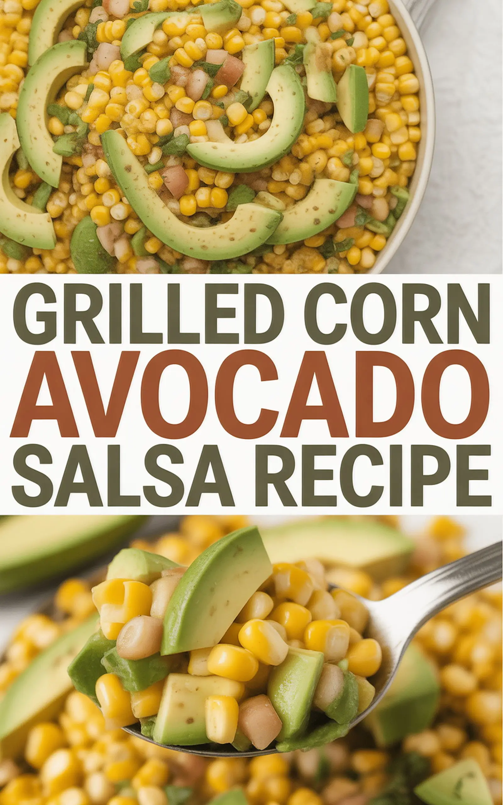 Grilled Corn Avocado Salsa Recipe - easy recipe with step by step instructions