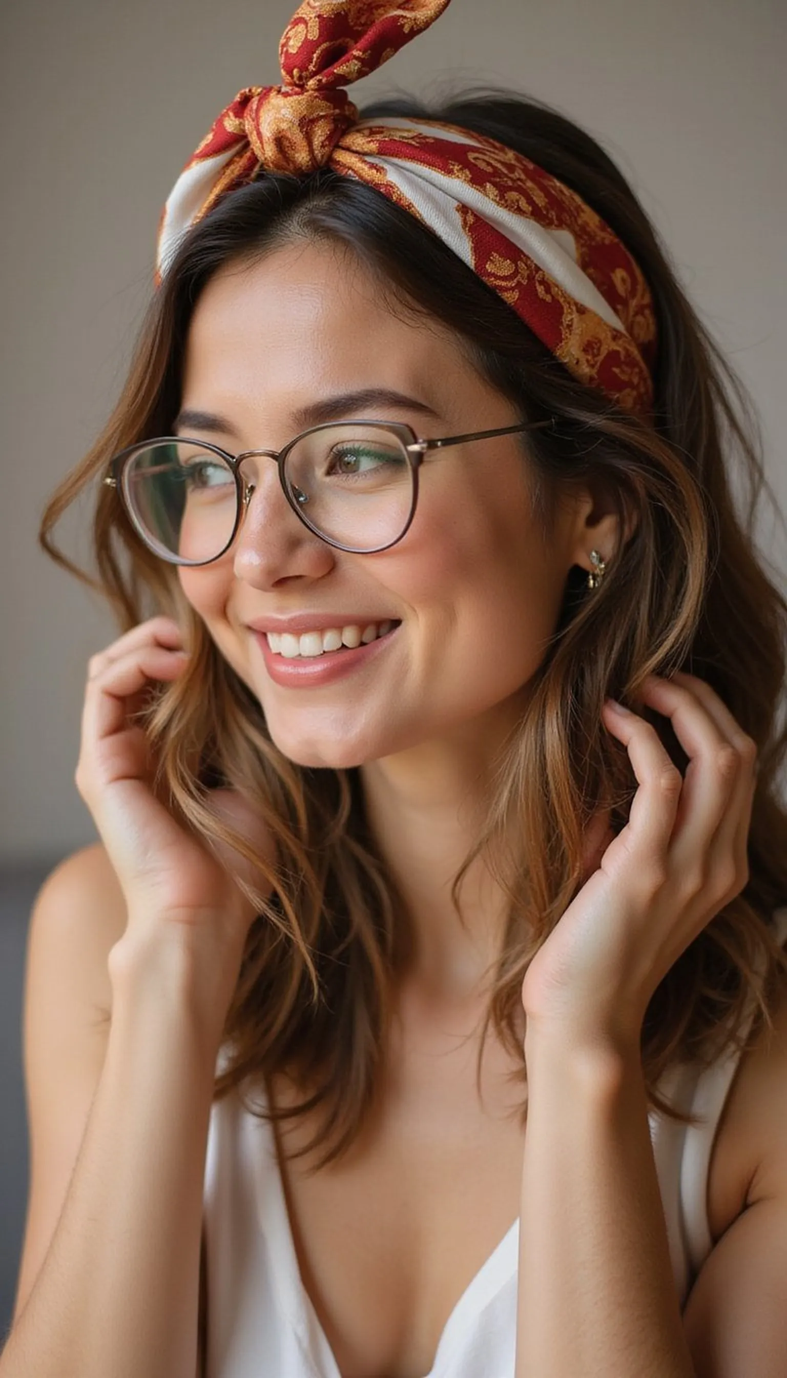 Scarf Headband That Adds Color And Holds Hair