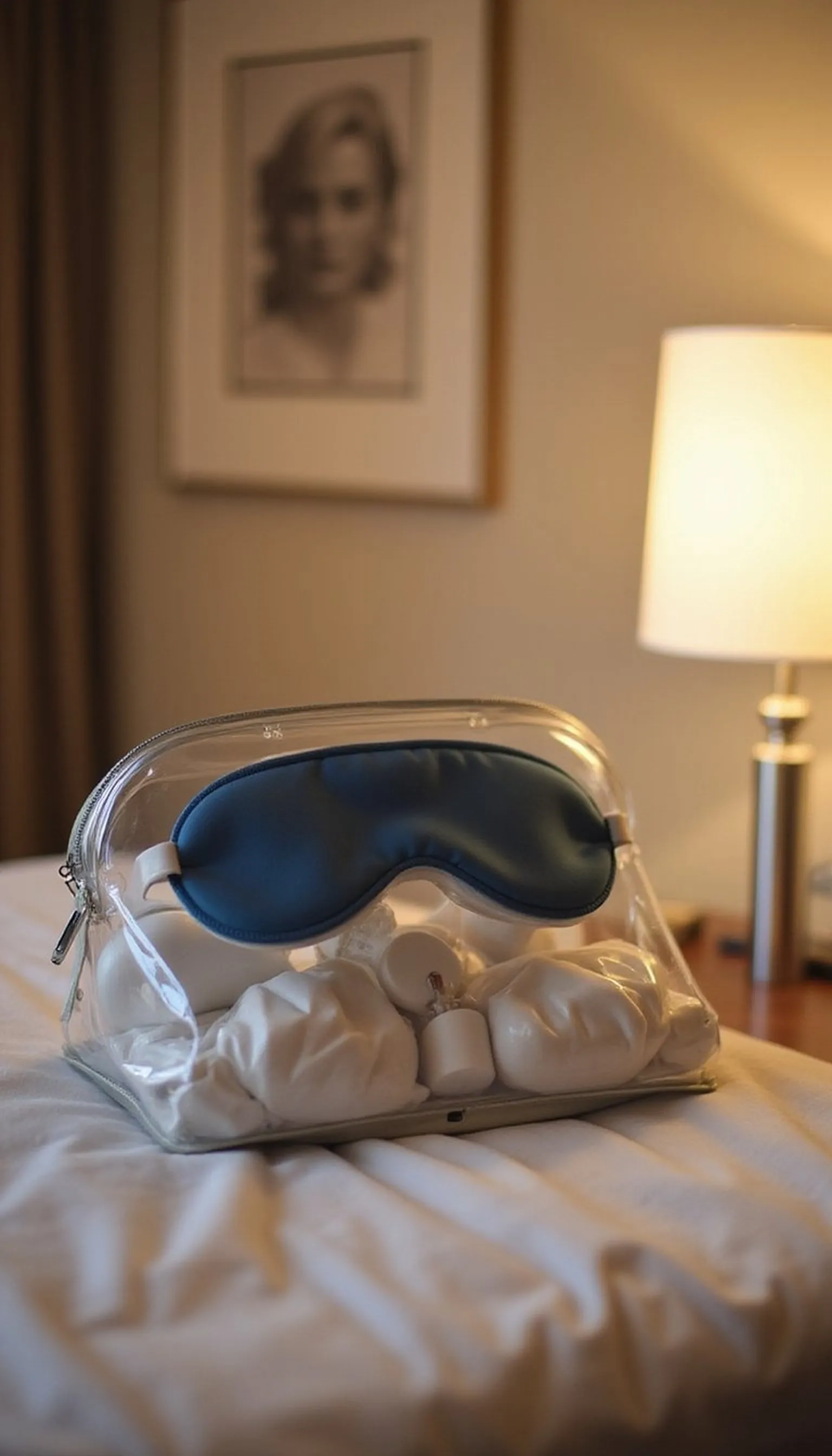 Pocket-size sleep kit: all-in-one pouch