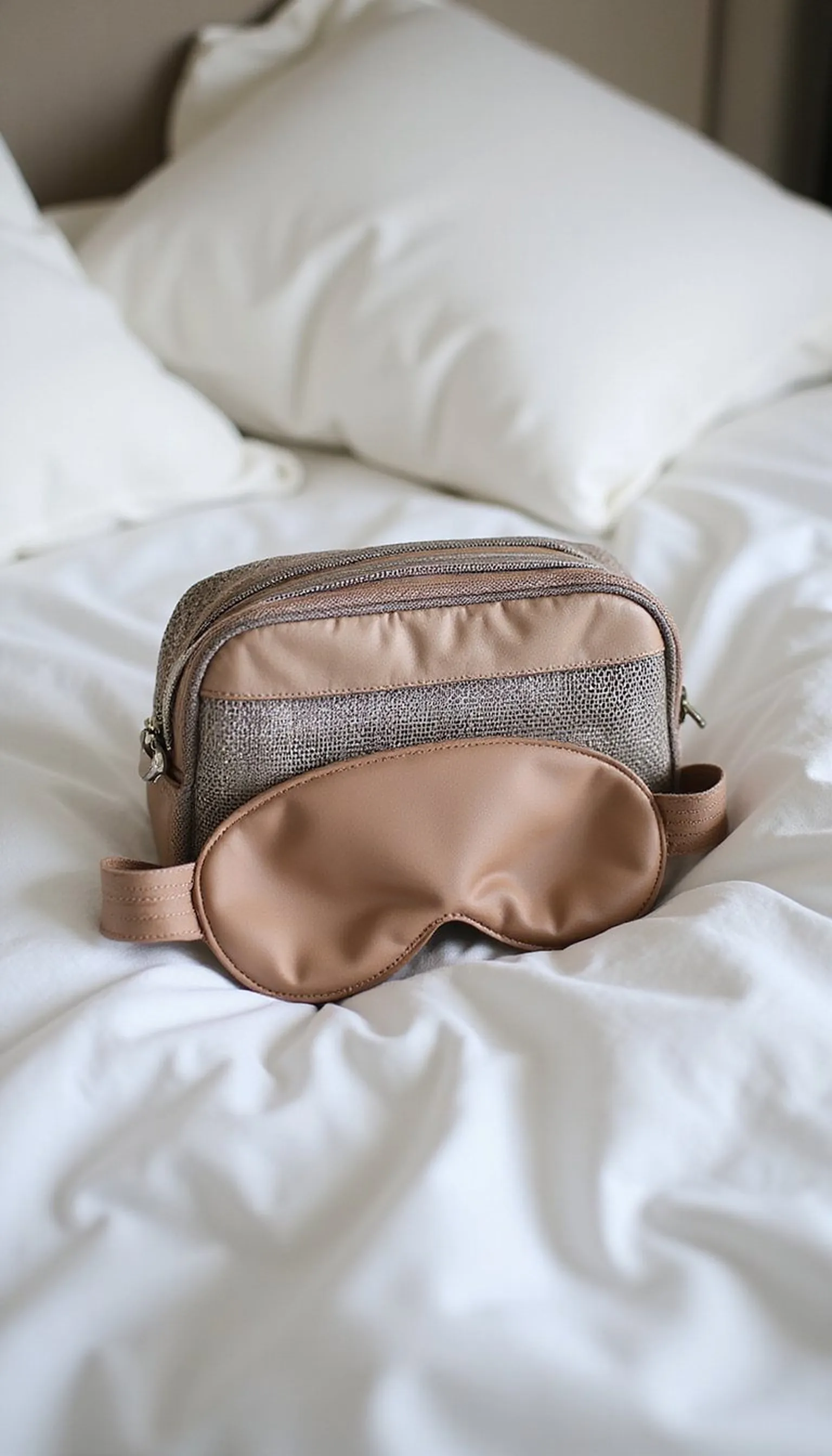 Soft contoured eye mask for total darkness
