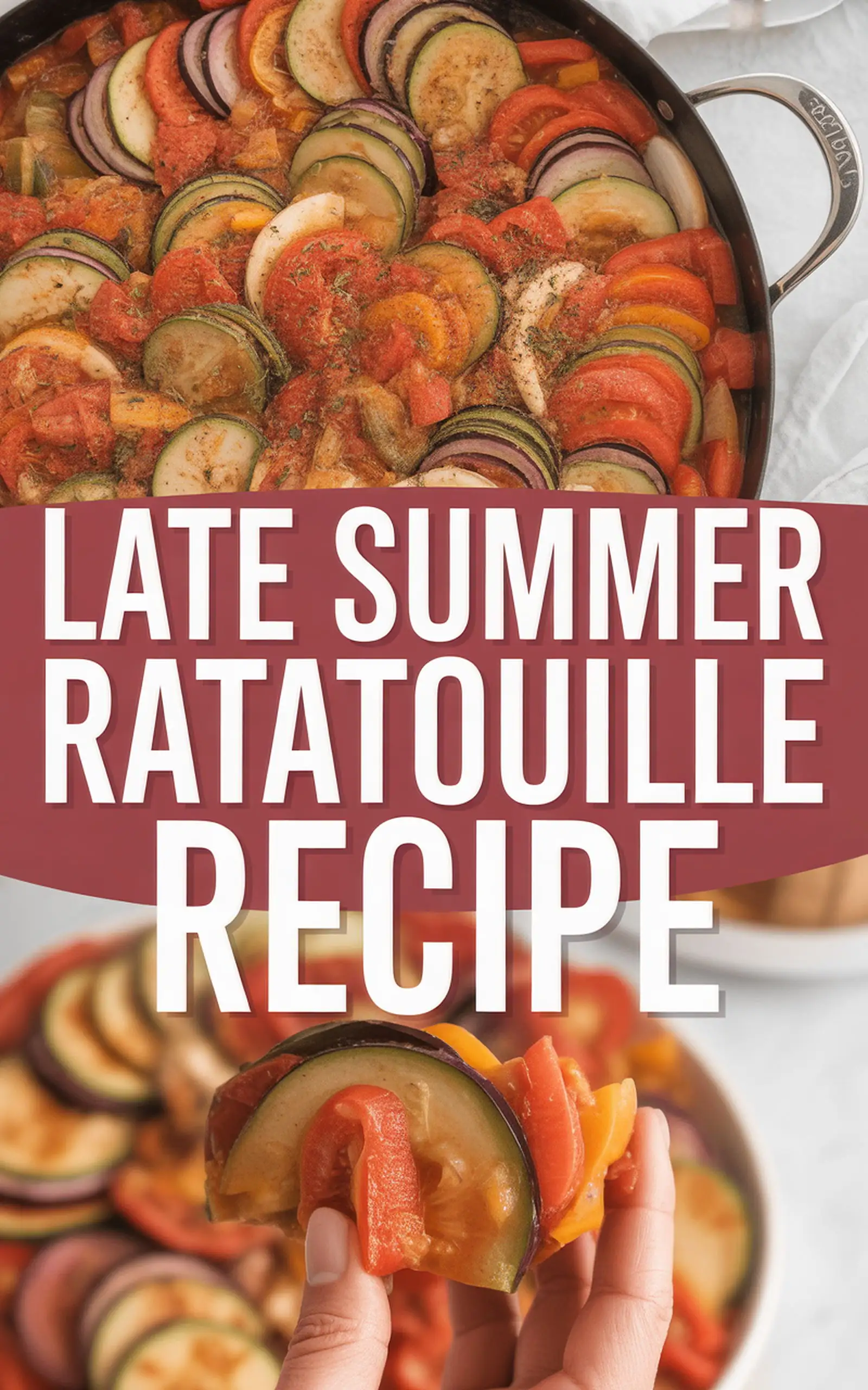 Late Summer Ratatouille Recipe - easy recipe with step by step instructions
