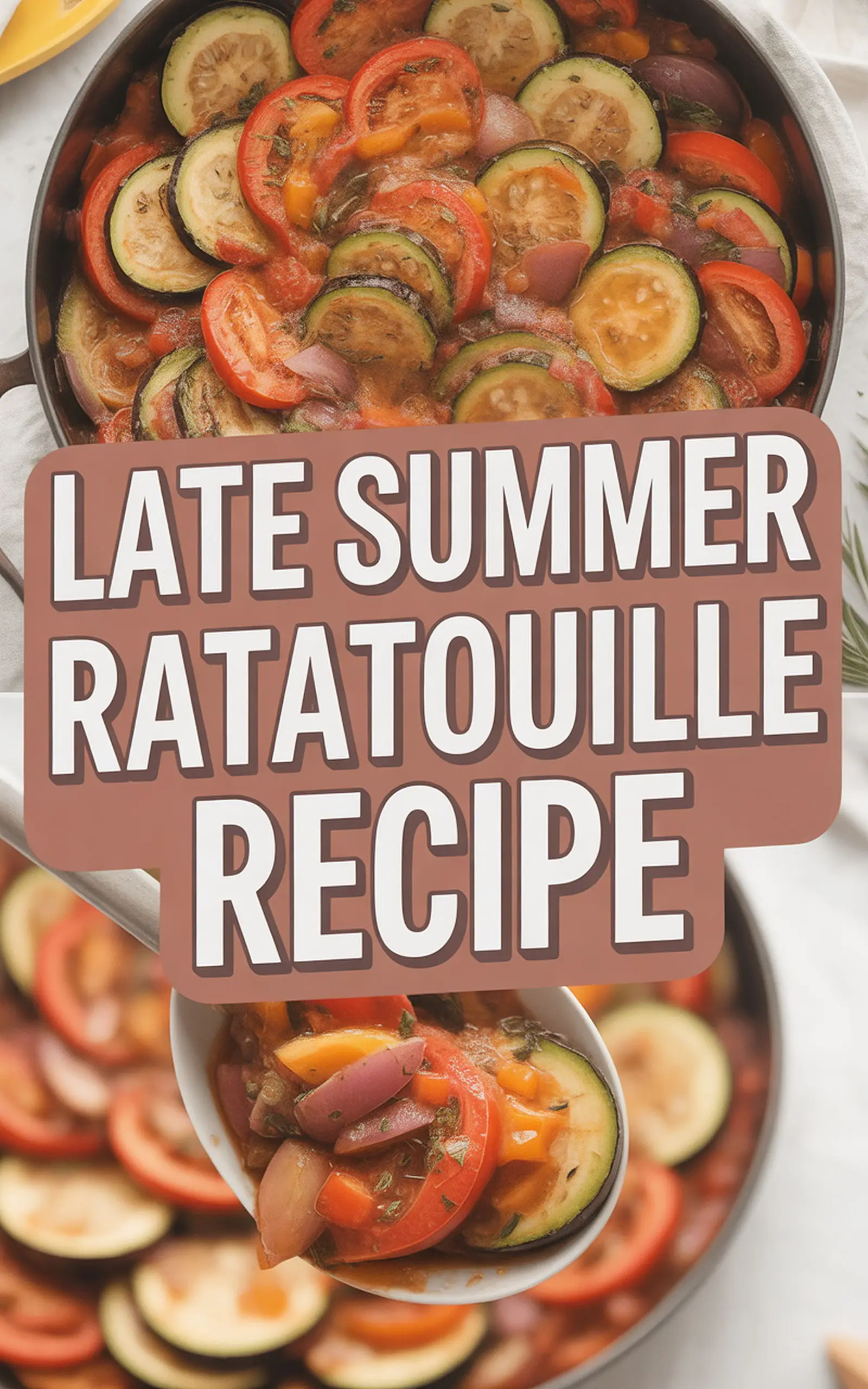 Late Summer Ratatouille Recipe - easy recipe with step by step instructions