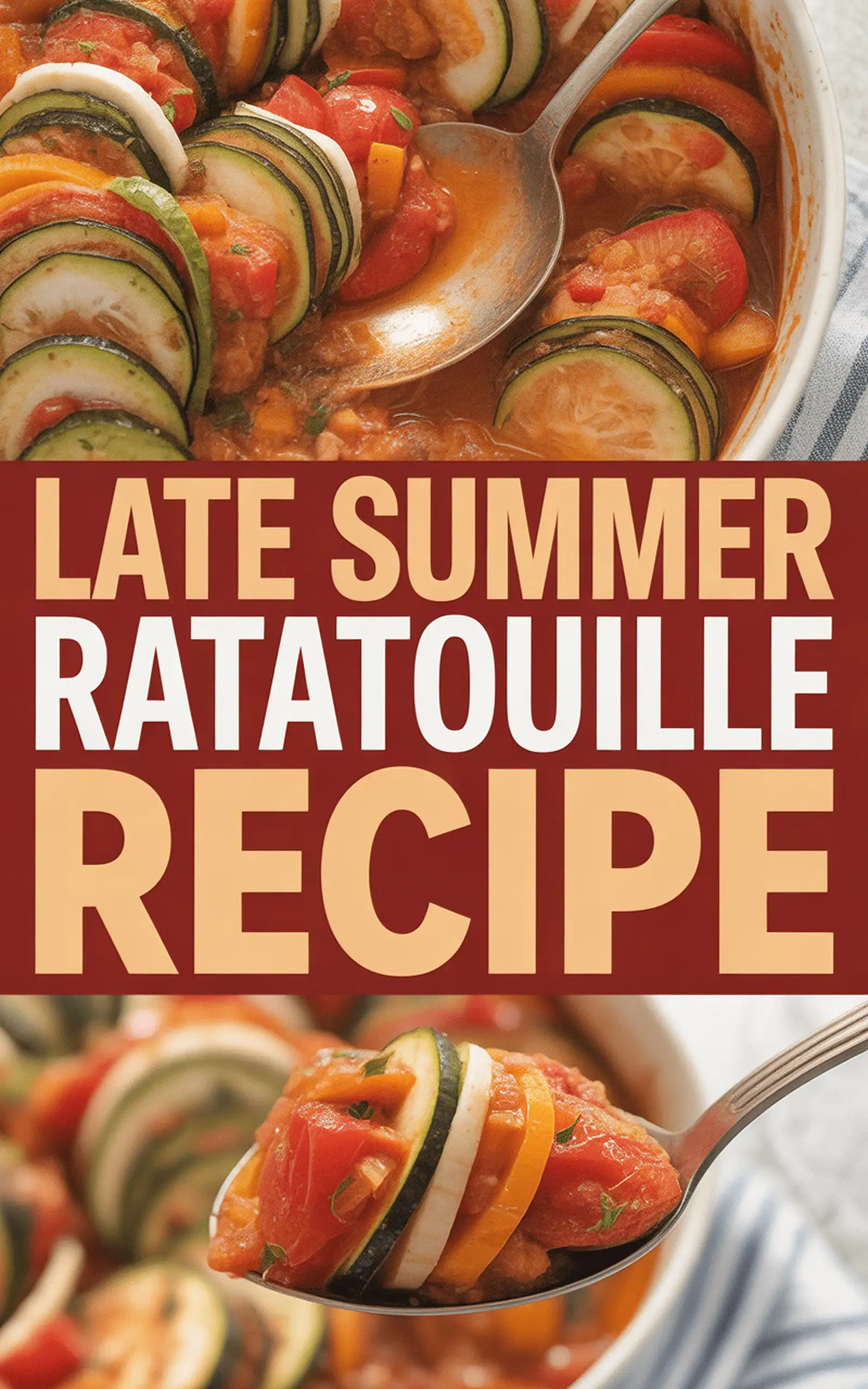 Late Summer Ratatouille Recipe - easy recipe with step by step instructions
