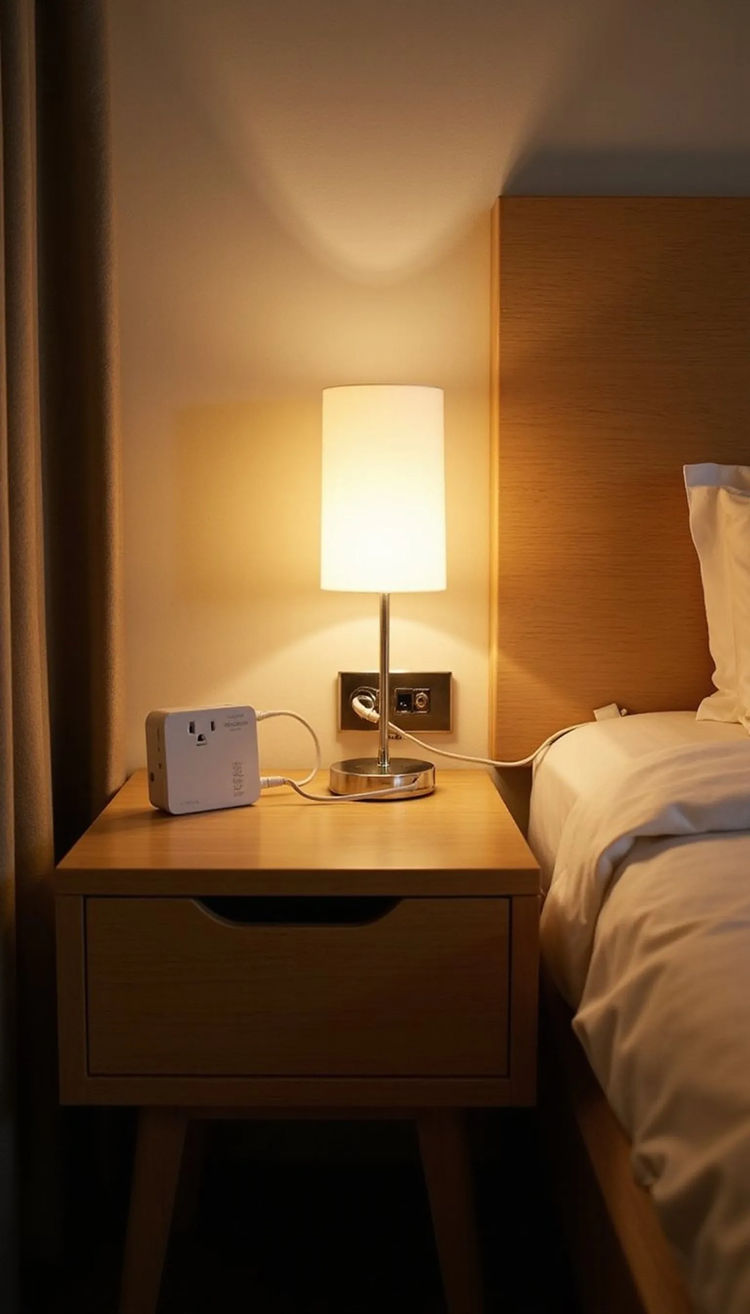 Smart plug to schedule bedside gadgets