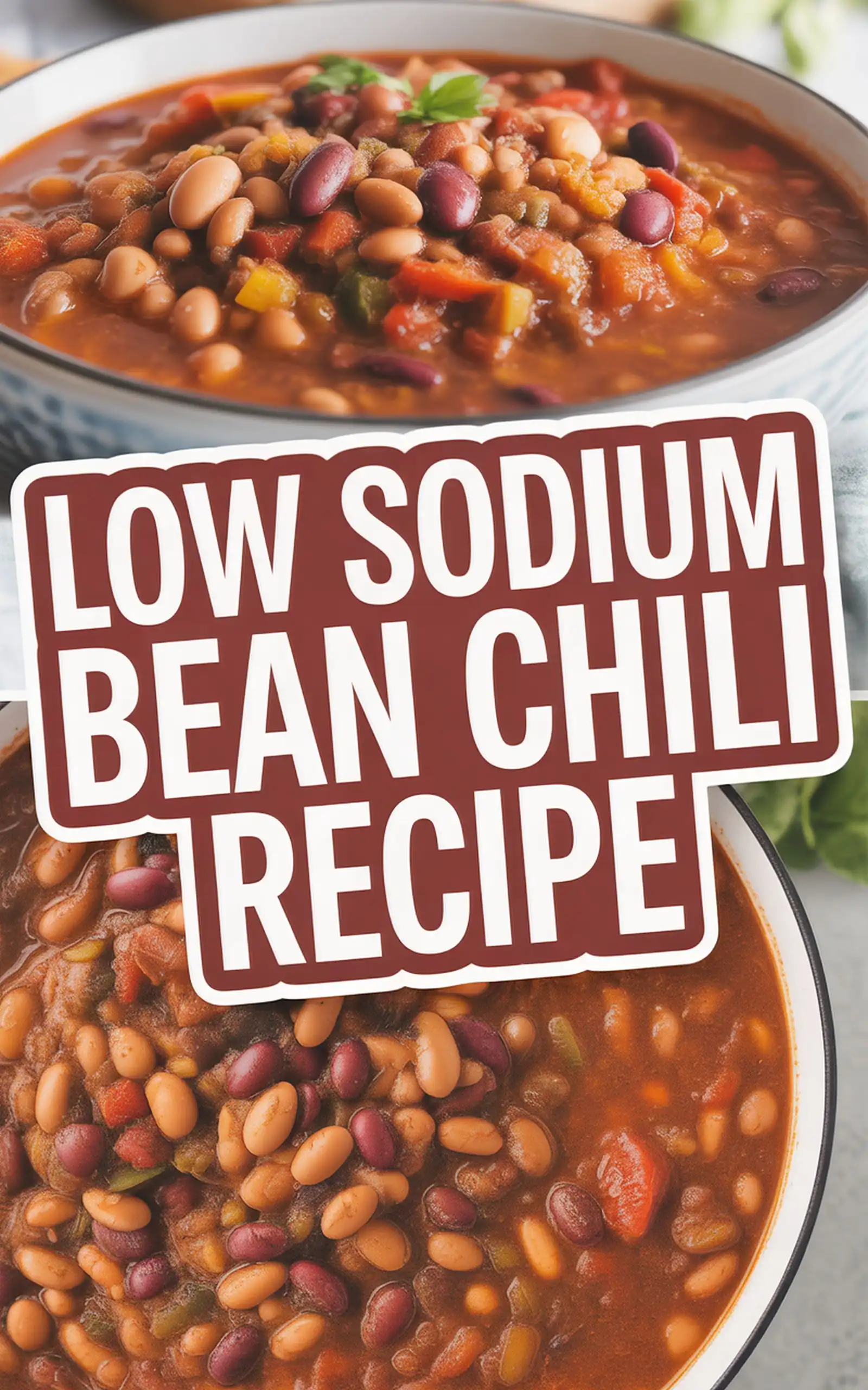Low Sodium Bean Chili Recipe - easy recipe with step by step instructions