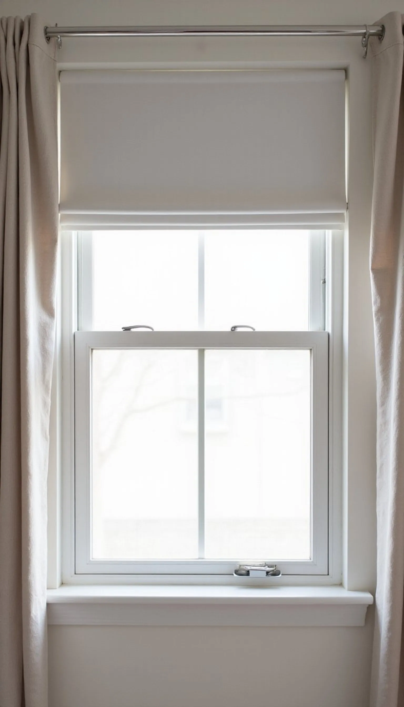 Cordless blackout shades for safer windows