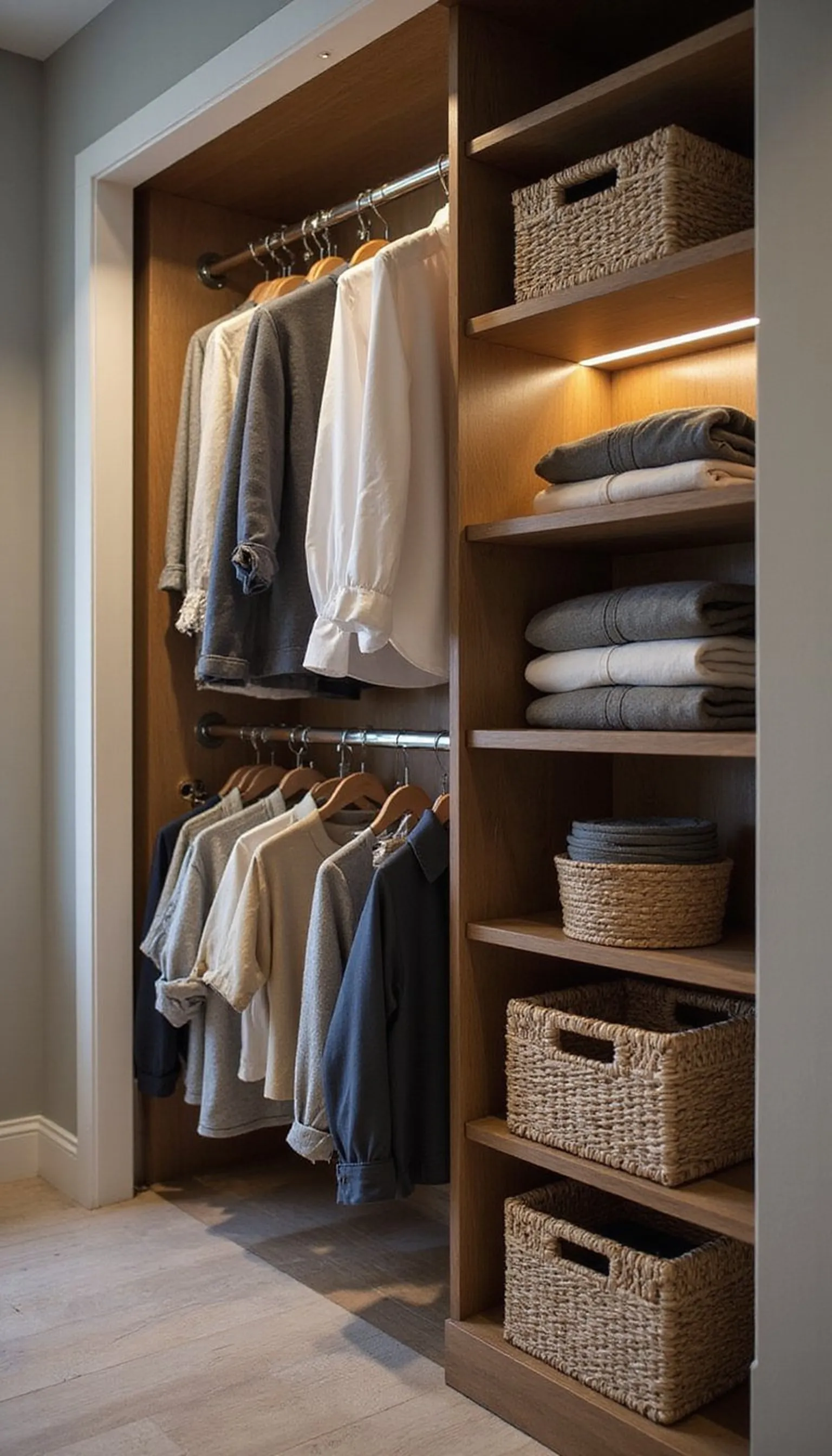 Clip puck lights for dark closets and nooks